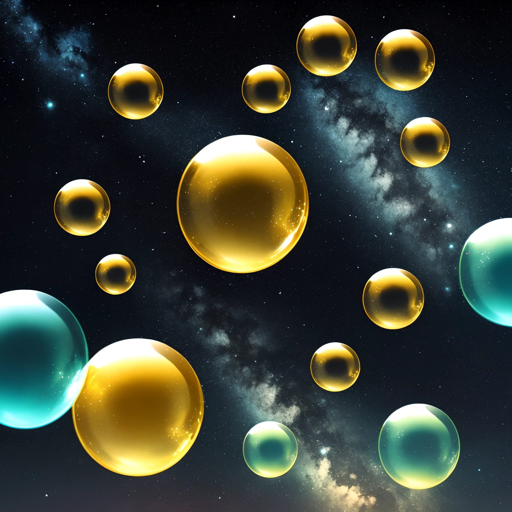Golden Bubbles