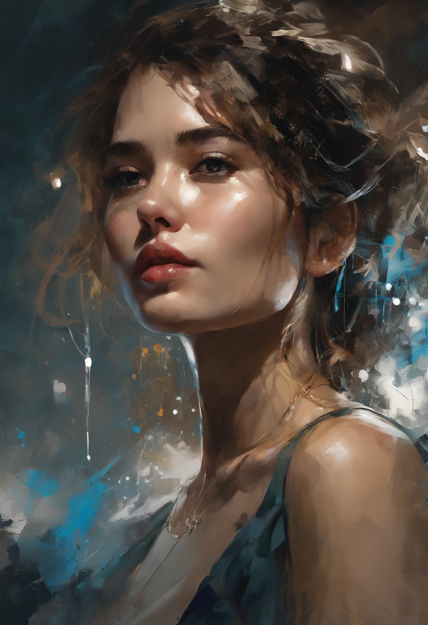16k diverse graffiti art, Manga, Dynamic, Moonlight, Highly detailed, Digital painting, art stations, concept-art, smooth, Sharp focus, illustration, paint splatter, Art by Carne Griffiths and Wadim Kashin