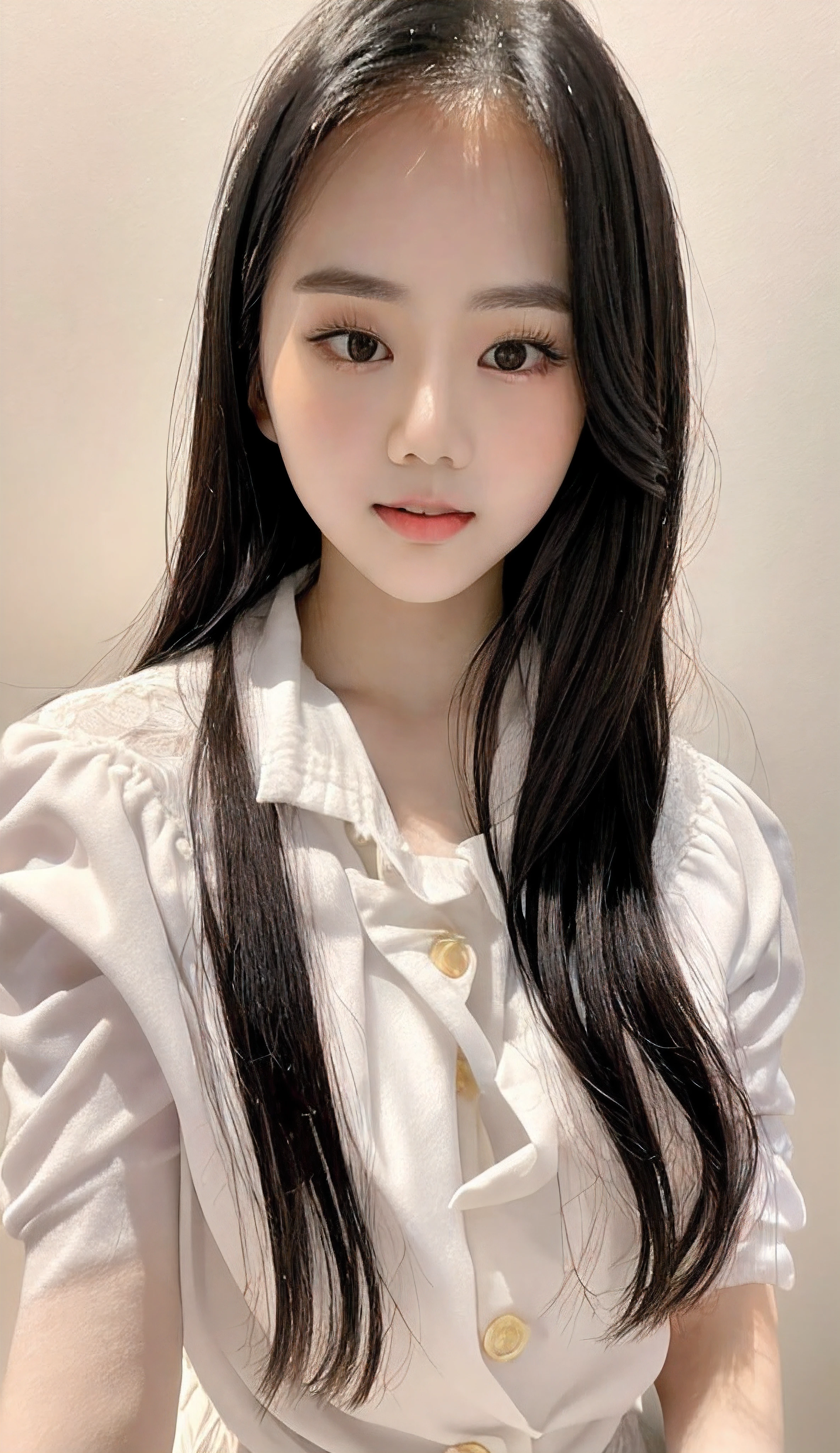 a close up of a woman with medium hair wearing a camisole, beautiful south korean woman, gorgeous young korean woman, beautiful young korean woman, korean girl, asian, korean woman, jaeyeon nam, beautiful asian girl, young adorable korean face, ulzzang, girl cute-fine-face, portrait of female korean idol, very beautiful girl, at riverside