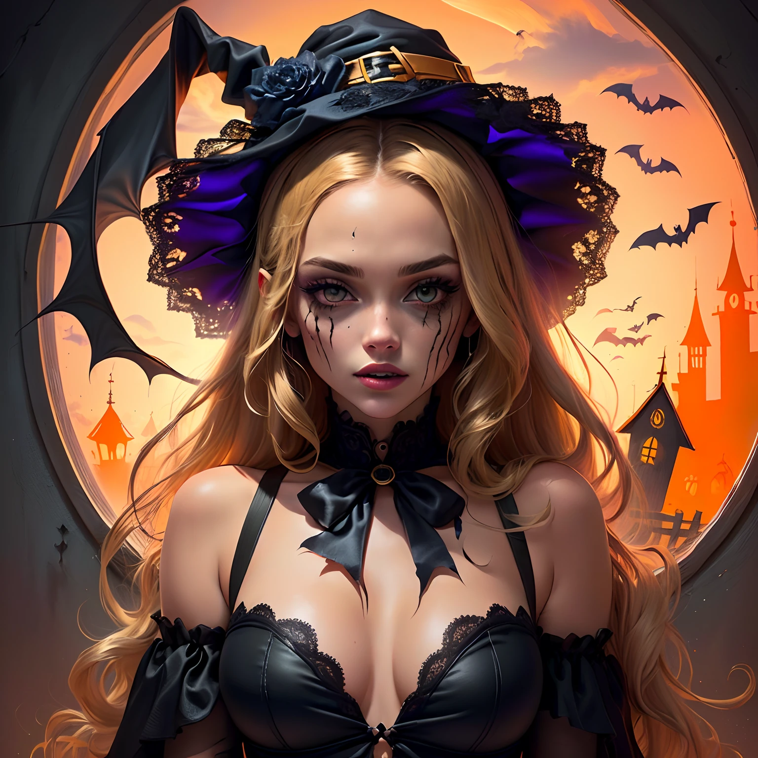 Crie imagem com tema de Halloween para Instagram