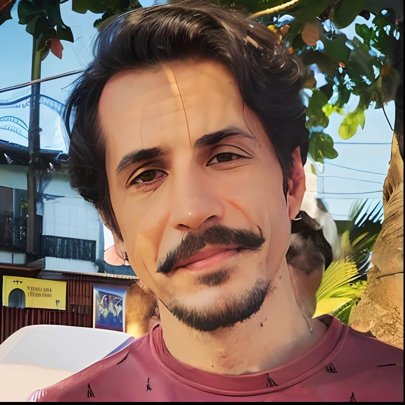There's a man with a mustache and a beard in front of a tree, Miguel Iglesias, Eddie Del Rio, Miguel Vicente, victor maristane, Diego Dayer, Cristiano Orrillo, inspired by Joaquín Torres García, taken in the early 2020s, Ricardo Milos, Rua Juliana, andres rios, Raden Saleh