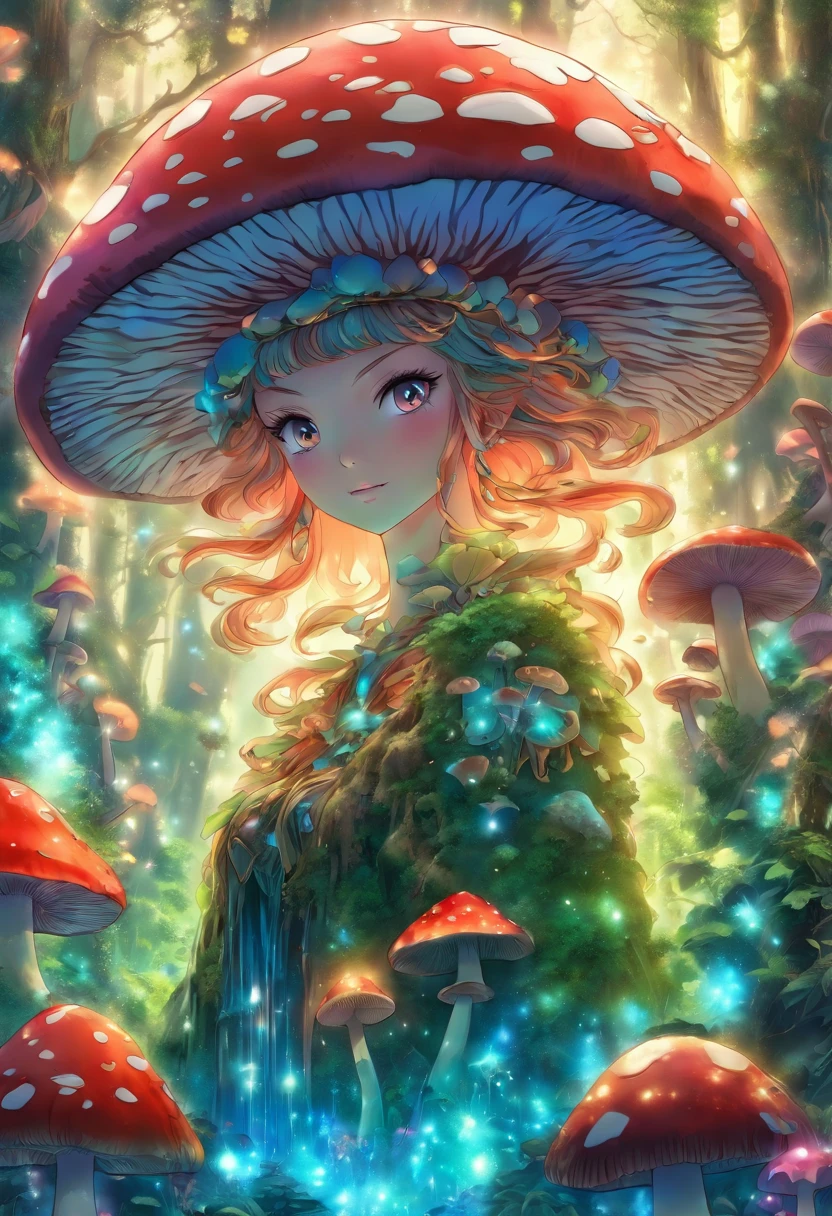 Mushroom forest queen goddess