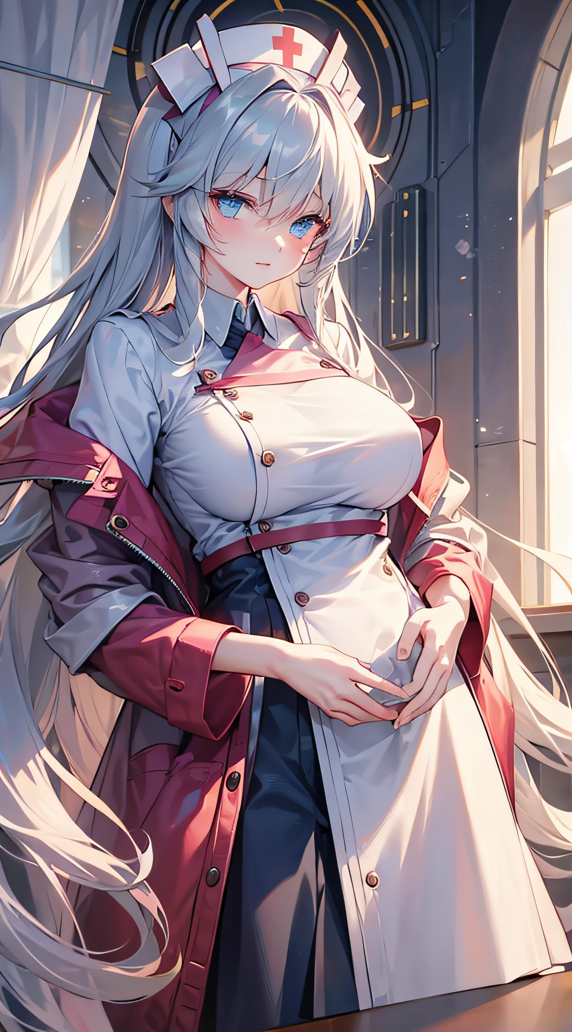 the doctor，Nurse clothes，Needle，Gentle and kind
