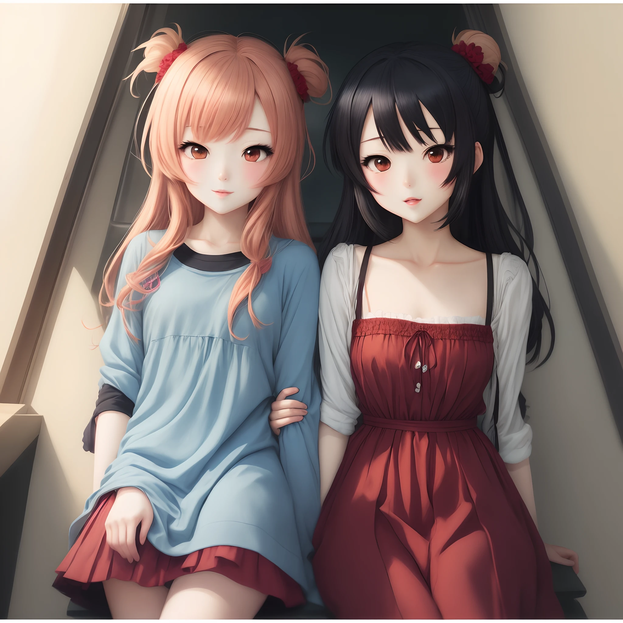 Pair Picture Anime Style Girl