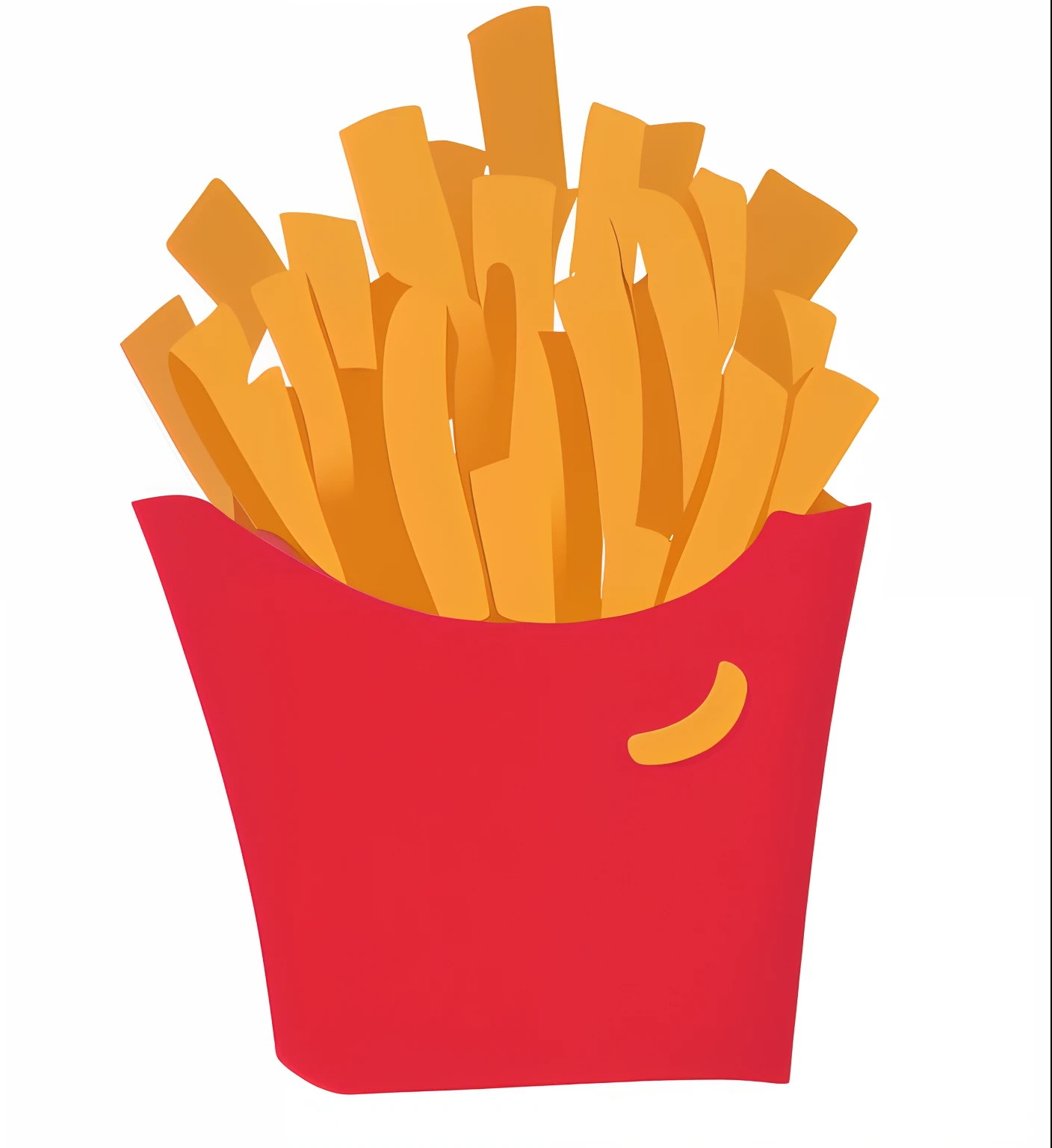 Help me draw a similar style of fries