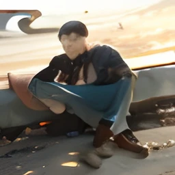 A boy photoshoot with venom chang background and chang clothes high quality realistic 8k ultra realistic