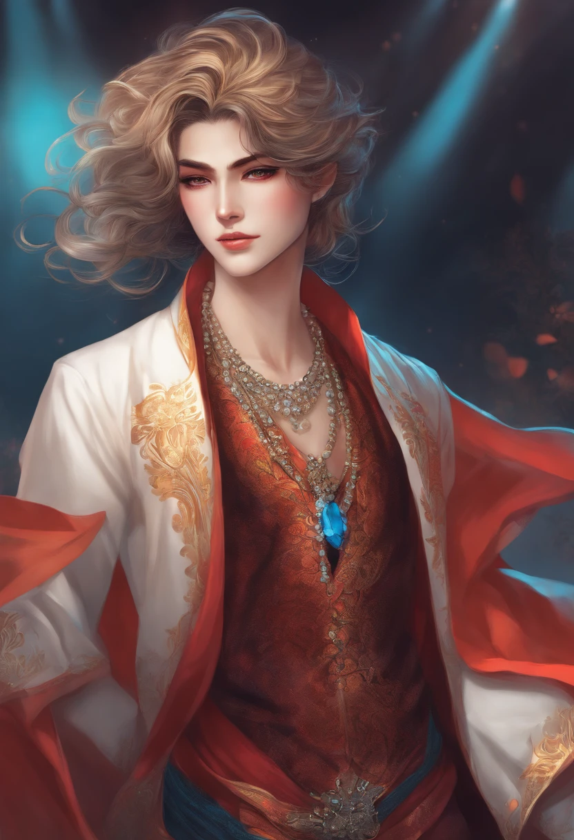 Manga character with stylish outfit