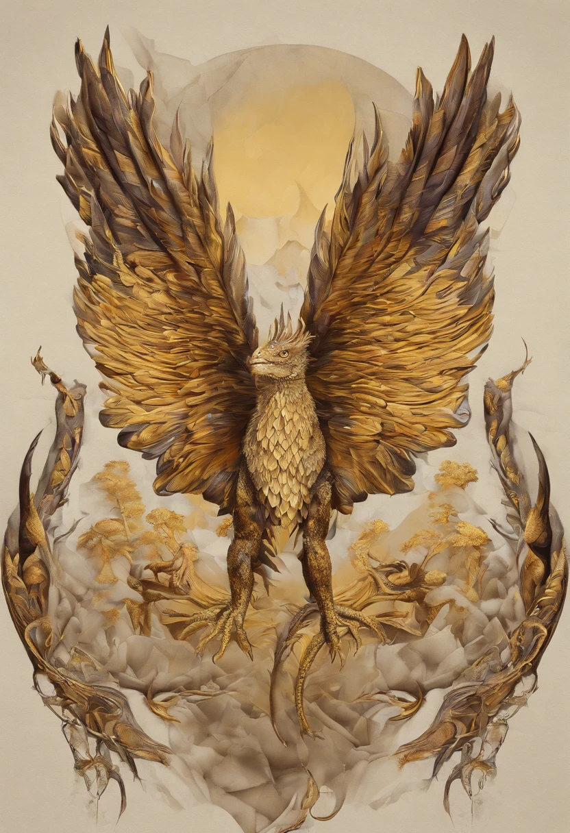 /imagine prompt: Gold Dragon, fauvism, digital painting, opulent, transcendentalism, synthwave:: t-shirt vector, center composition graphic design, plain background::2 mockup::-2 --upbeta --ar 1:1