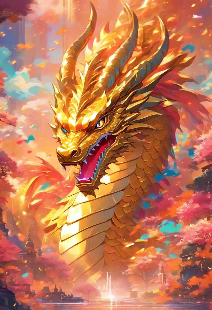 /imagine prompt: Gold Dragon, fauvism, digital painting, opulent, transcendentalism, synthwave:: t-shirt vector, center composition graphic design, plain background::2 mockup::-2 --upbeta --ar 1:1