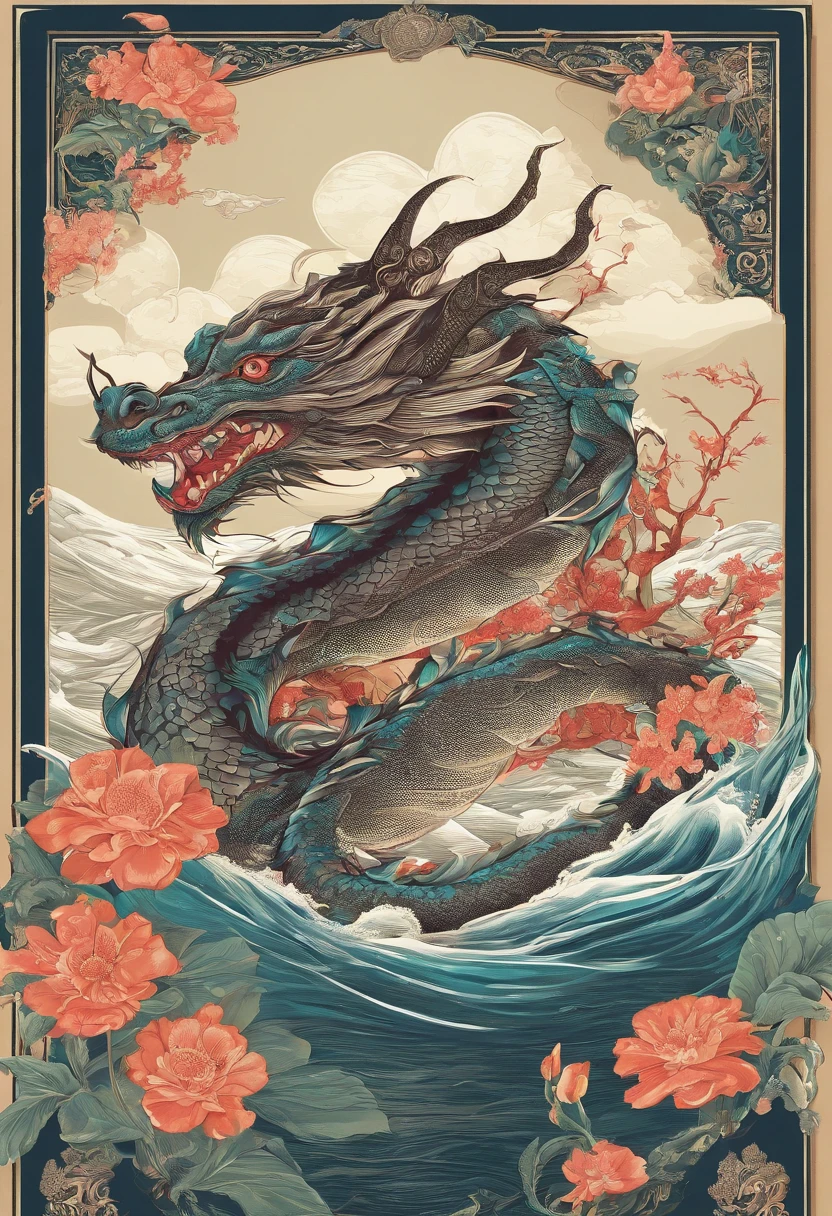 A white dragon lies in the middle of an endless field full of purple flowers, surrounded by snow-capped mountains and a blue sky sparkling with golden sunset rays. The whole scene is filled with a dreamy atmosphere, with vibrant colors and detailed background elements rendered in high resolution and detailed in a top quality illustration style. (Highest quality,4K,8K,High resolution,masterpiece:1.2),Super detailed,(Realistic,photoRealistic,photo-Realistic:1.37),Hot thick succubus mom with long black hair, deep black lips, She wears a revealing black leather outfit with BDSM themes.. Her outfit consists of a seductive bustier, accentuate her voluptuous figure. Her skin is a captivating shade of fiery red, Exudes a devilish charm. A pair of majestic demon wings gracefully grow from her back., Intricately detailed and intricately painted patterns. On her head, She has enchanted tiefling horns, Embodying her other-dimensional existence. The artwork should capture her captivating aura., Showing her confidence and strength. The lighting in the scene should accentuate the seductive curves of her body., Project dramatic shadows and highlights. The color palette should evoke a sense of darkness and desire., Rich black contrast, red, deep chestnut color.