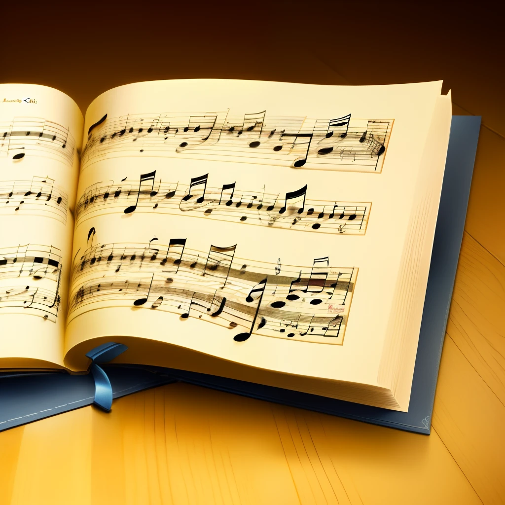 Page de garde cahier de musique