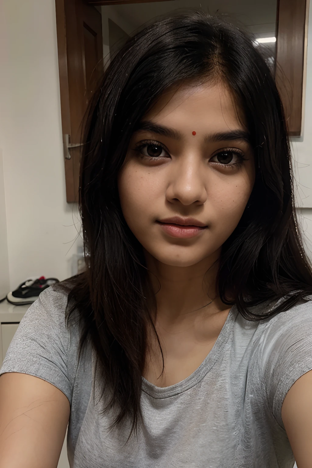 21 years old indian grill natural face