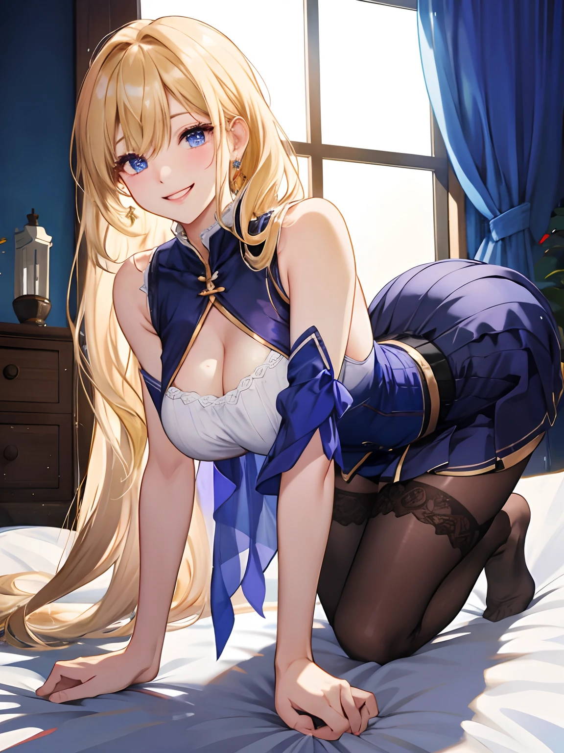 top-quality、realisticlying、bule、large full breasts、Tight-fitting uniforms、Transparent dress、skirts that are too short、Not wearing underwear、A smile、big eye、long lashes、Long upper eyelashes、a blond、cute little、Beautie、A sexy、darkened room、full body Esbian、submissive look、Submissive smile、Flushed cheeks、Kamimei、Big buttocks、thin-waist、Stick your butt out on all fours、Sleeveless、cleavage of the breast、visible from the side、Sexy armpits、Voluptuous thighs、Enraptured look
