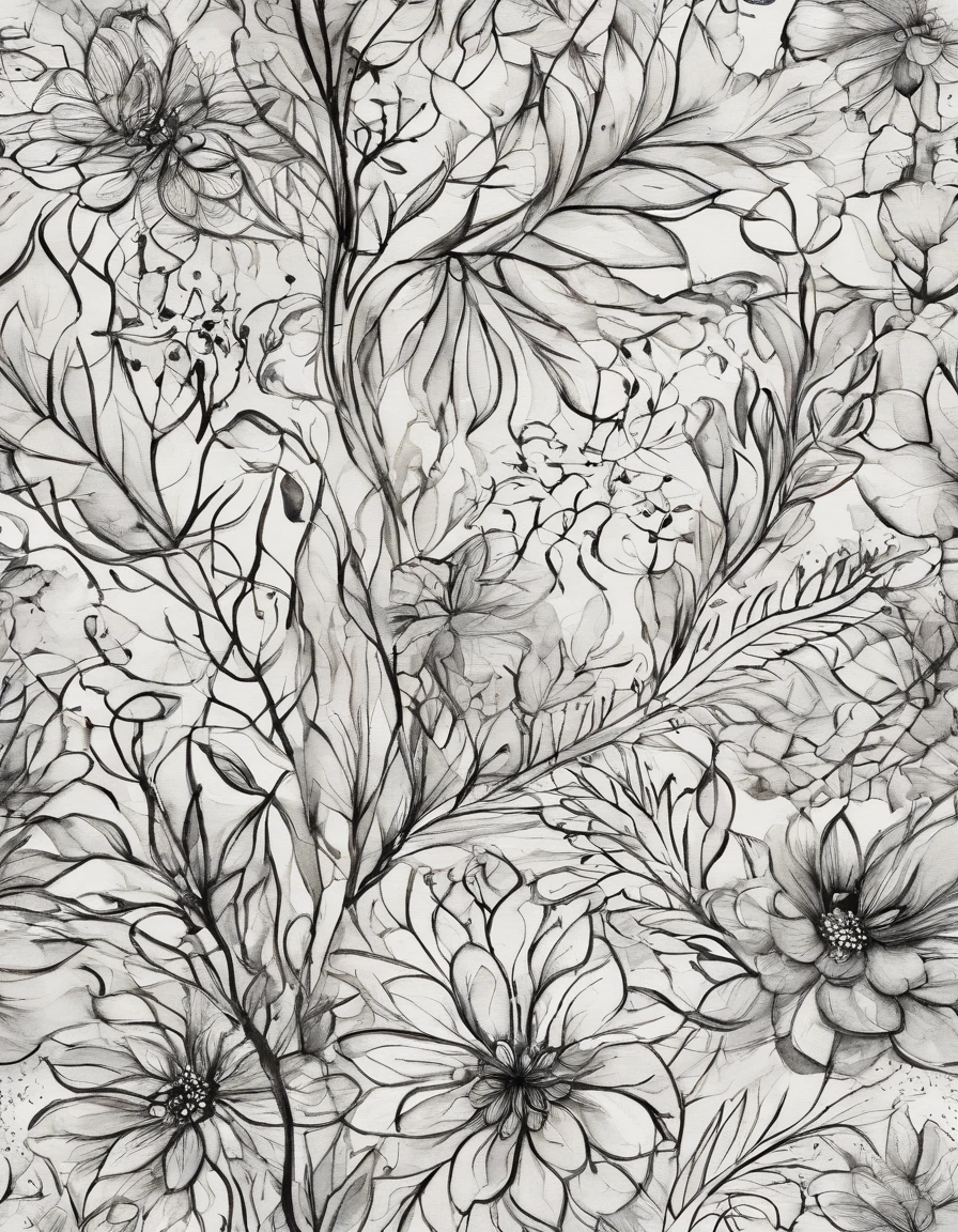 Expressing healthy living in an abstract way,lineworks,the space,area,black andwhite
