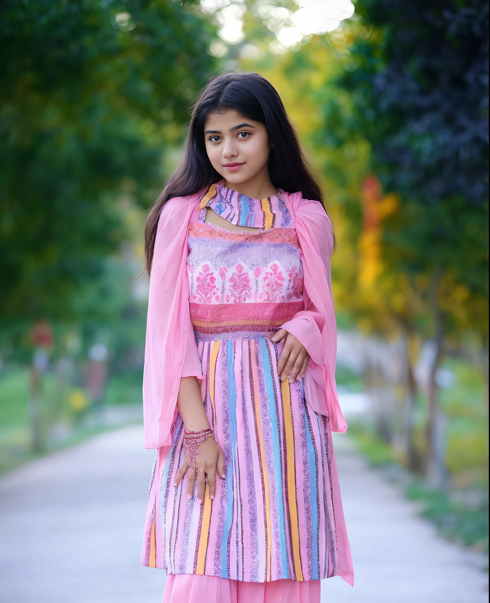 photo portrait of indian girl 18 years old girl , wearing blue tip, outside on a sunny autumn day, looking at viewer, lense flare, (realistic eyes, symmetric face:0.8) (masterpiece:1.2) (photorealistic:1.2) (bokeh) (best quality) (detailed skin) (intricate) (8k) (HDR) (cinematic lighting) (sharp focus), big breast, big natural lips, dark red lips, sparkling day dreams eyes.,