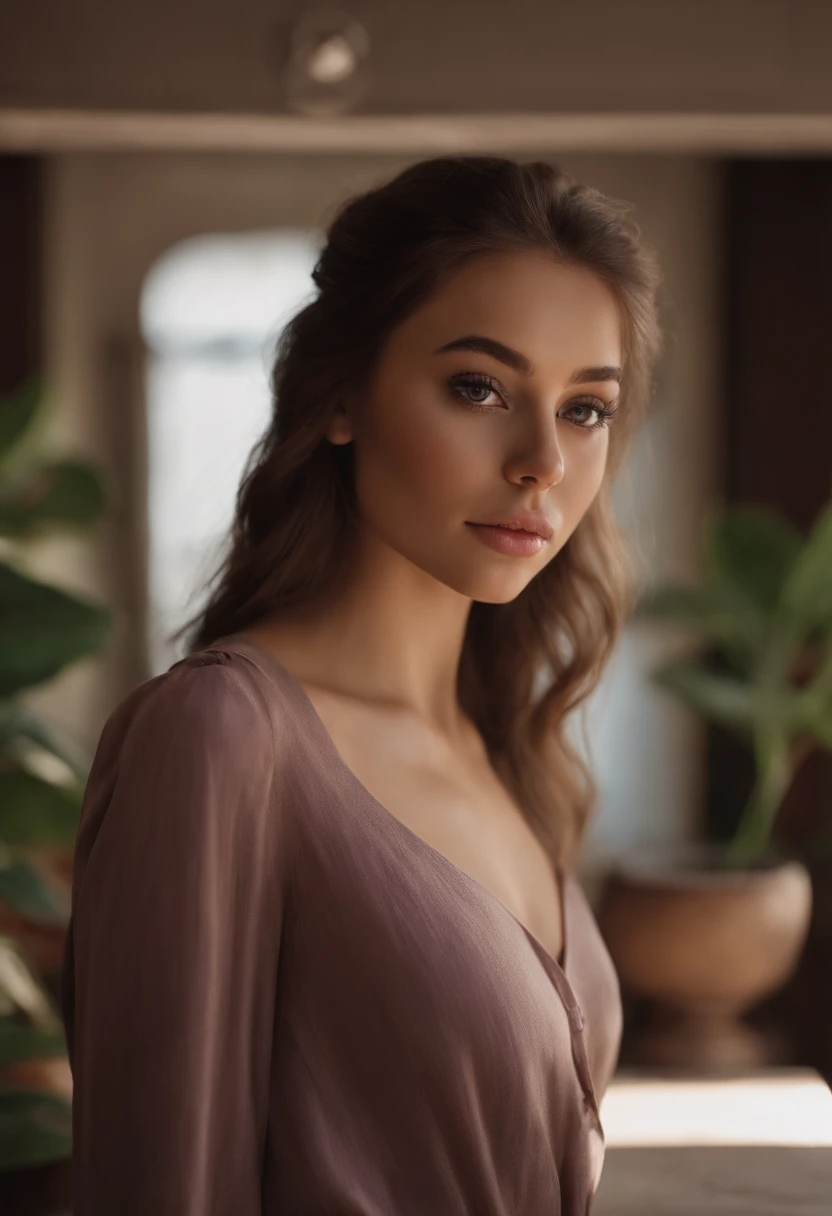 Photo of a 21-year-old ((Chica COLOMBIANA)), .RAW, beautiful woman, labios de fresa entreabiertos, Hoyuelos, mirada anhelante, (extra long wavy brown hair), ((Cara detallada)), ((Detailed facial features)), (Piel finamente detallada), Pale skin, (Escote profundo detallado vestido transparente profundo con escote en V),(hermoso pecho), ((tacones altos)), (Pose arrodillada en la calle),((Entorno de mega ciudad cyberpunk)), (cold colors), humid, humid, Reflexiones, (Obra maestra) (perfect ratio)(foto realista)(La mejor calidad) (Detallado) fotografiado con una EOS R5 de Canon, Lente de 50 mm, f/1,8, HDR, (8k) (papel tapiz) (cinematic lighting) (Dramatic lighting) (foco nítido) (intrincado),((Looking at camera)),(Disparo de vaquero), SENTADA EN SOLO BIKINI DIMINUTO(1,2).