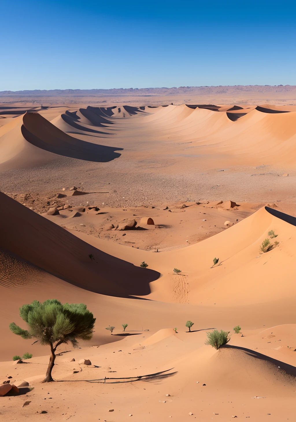 Exuberant nature in the Moroccan Sahara