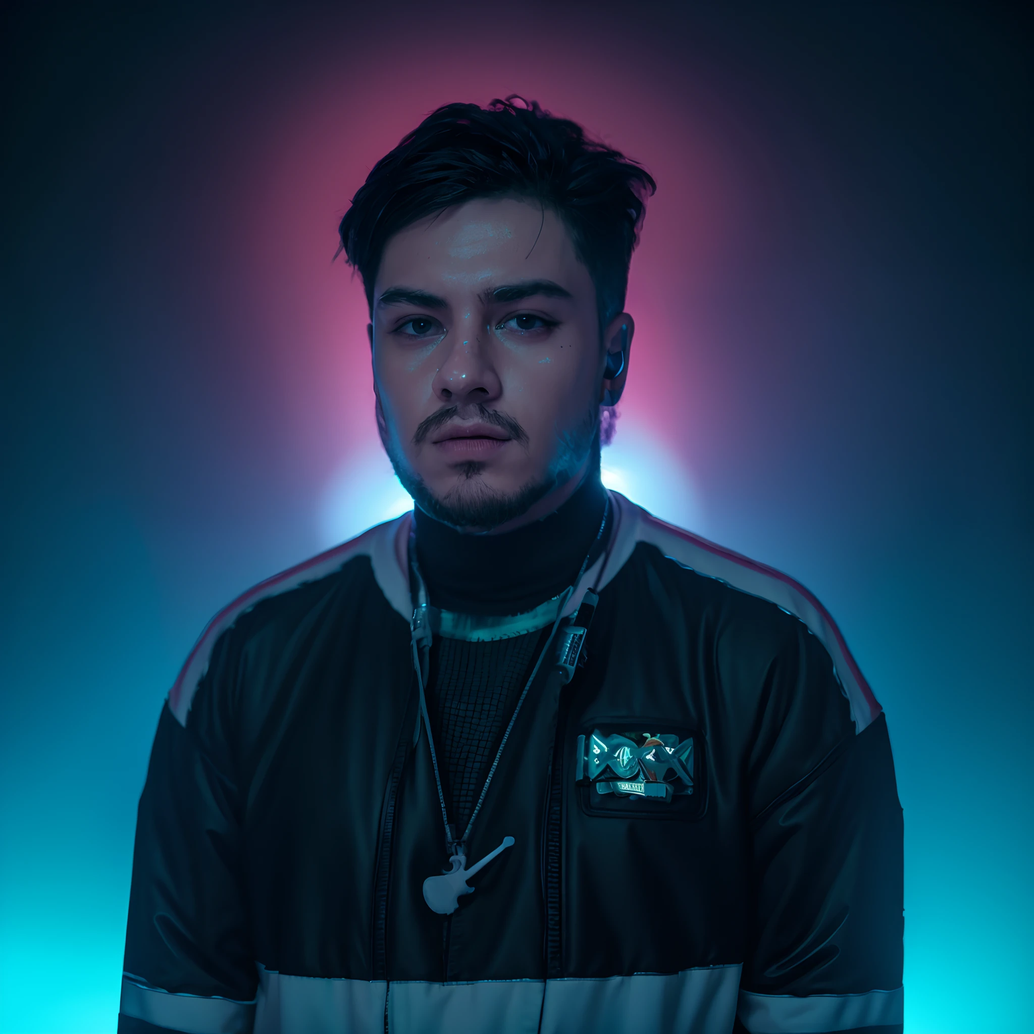 change background. cyberpunk. Realstic face. handsome boy. 8k. Real face.