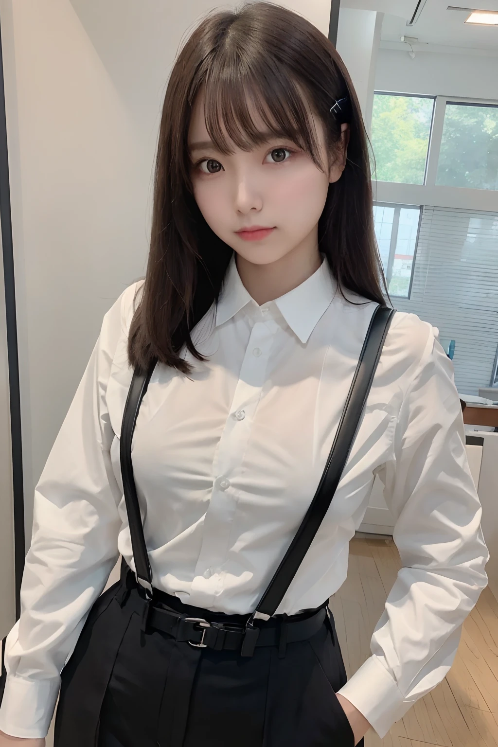 (Raw picture:1.2), (Photorealistic:1.4), Beautiful detailed girl, Highly detailed eyes and face, Beautiful detailed eyes, Smiling huge file size, Ultra detail, High resolution, Very detailed, Top quality, Masterpiece, Twin Tails, ((Japan Girls' High School Uniform)), illustration, Very detailed, CG, Unification, 8k wallpaper, fantastic, fine detail, Highly detailed CG uniform 8k wallpaper, light on face, movie lighting, girl, blazer, pleated skirt, sexy pose