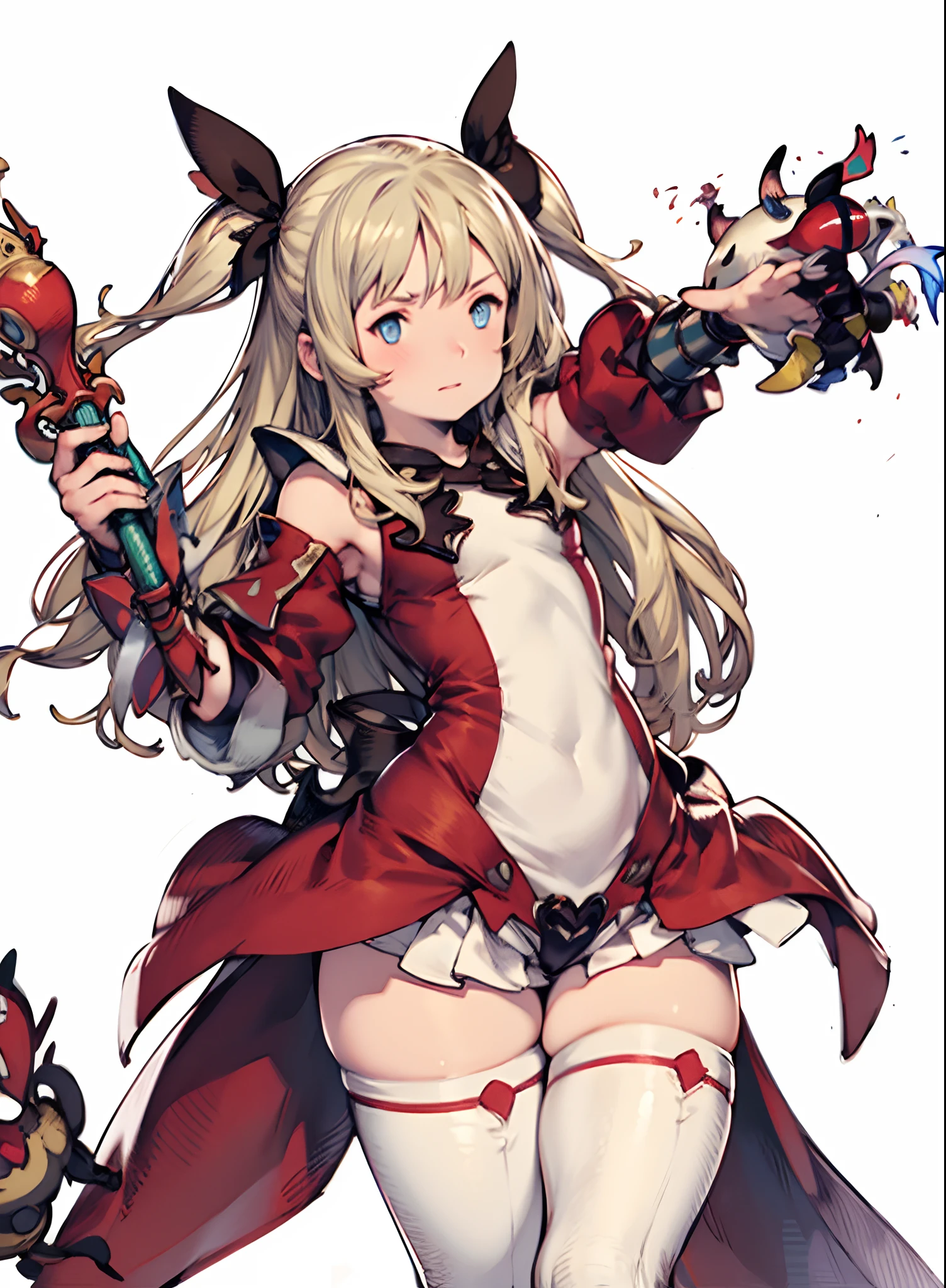 yoshida akihiko, 1girl, bravely default: flying fairy, bravely default \(series\), Nier, final fantasy, blue eyes, hearts