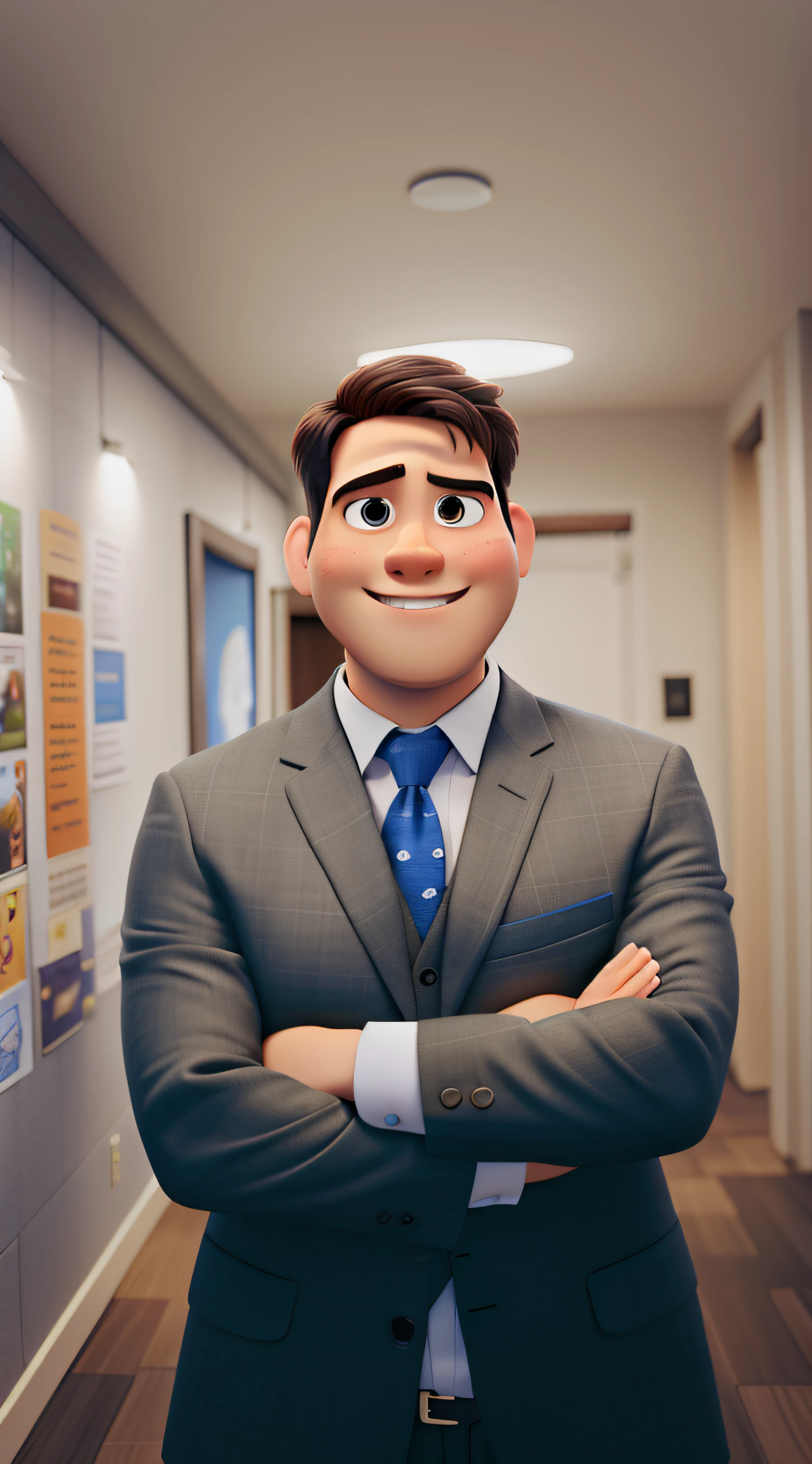 U homen estilo pixar, alta qualidade, melhor qualidade