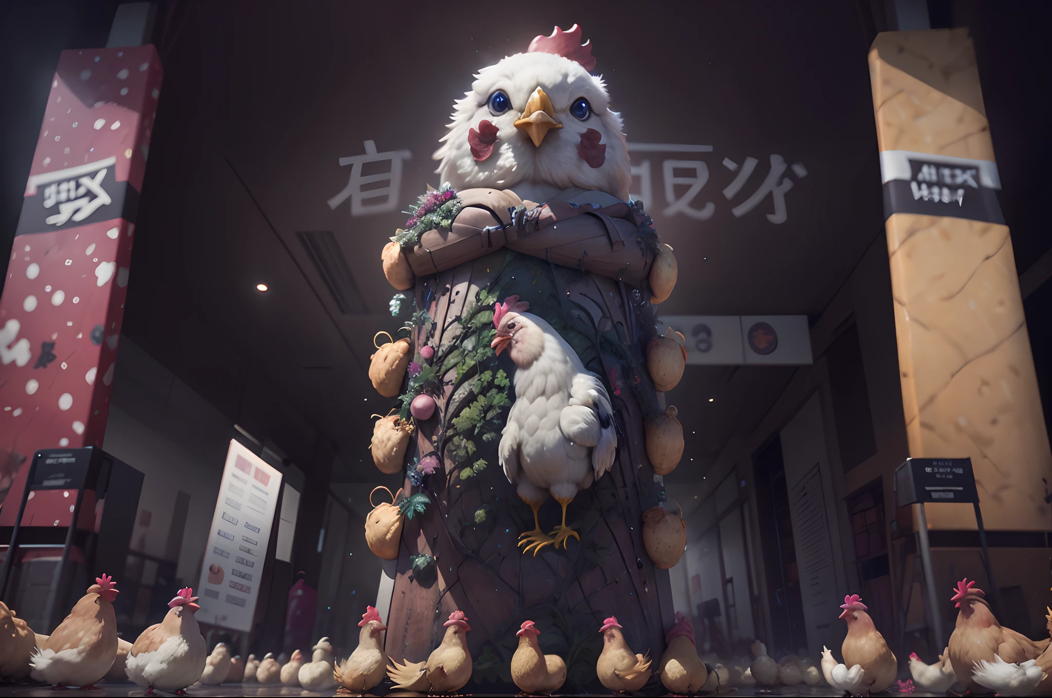 CHICKEN BLOW THE IDOL