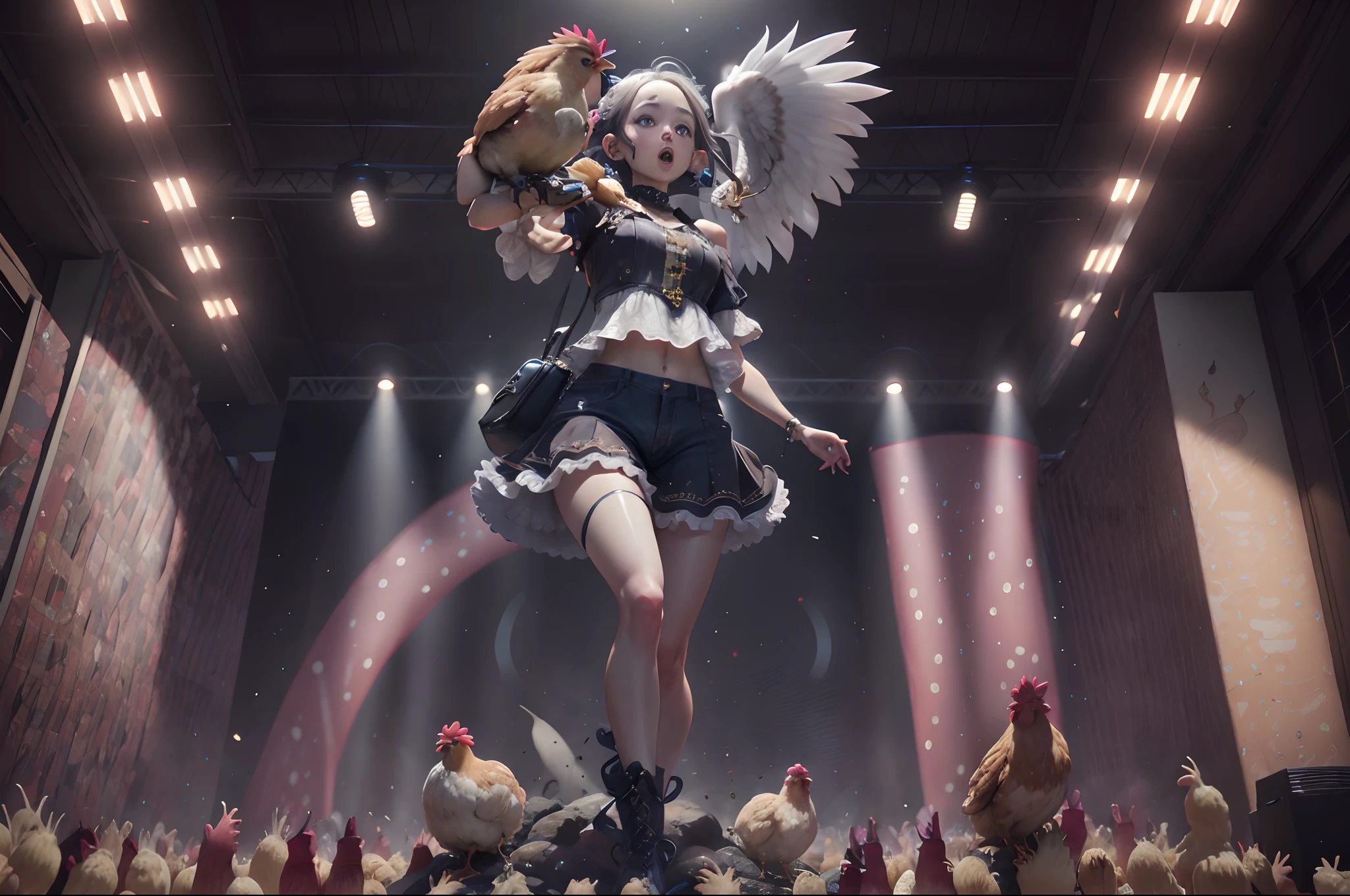 CHICKEN BLOW THE IDOL