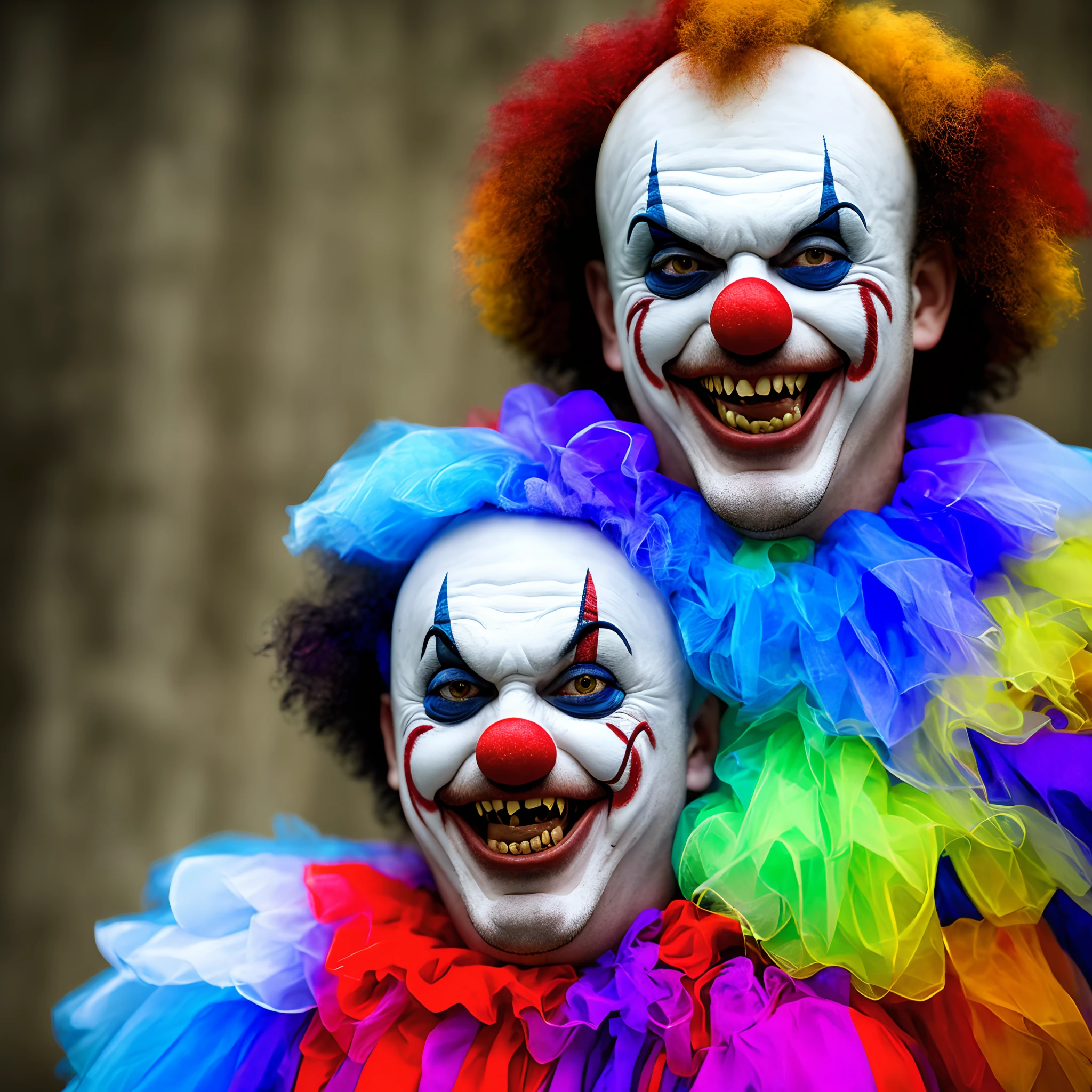 a crazy clown