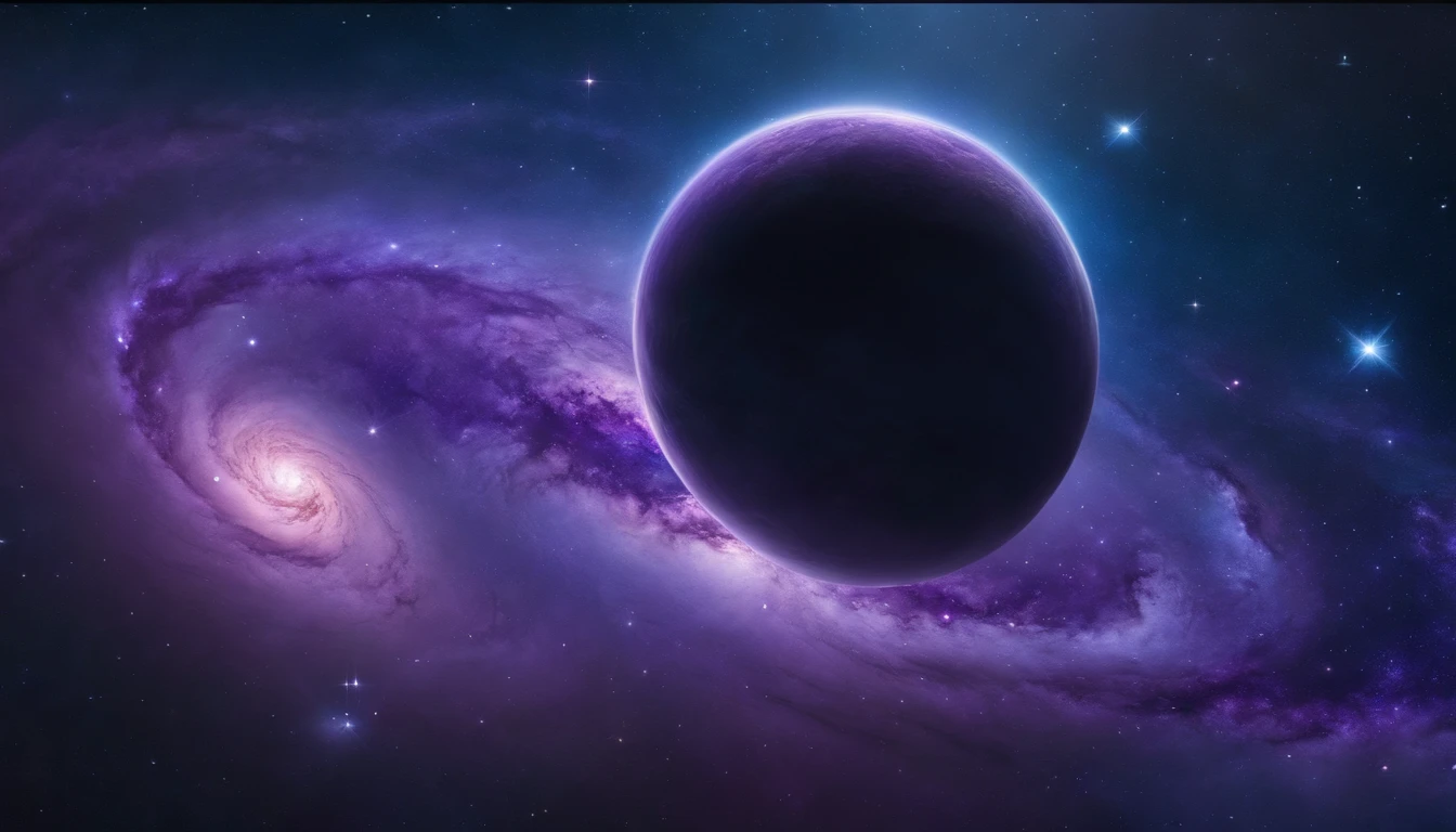 purple and blue galaxy, masterpiece, ultra realistic, hyper detailed, 4k, spacecore,