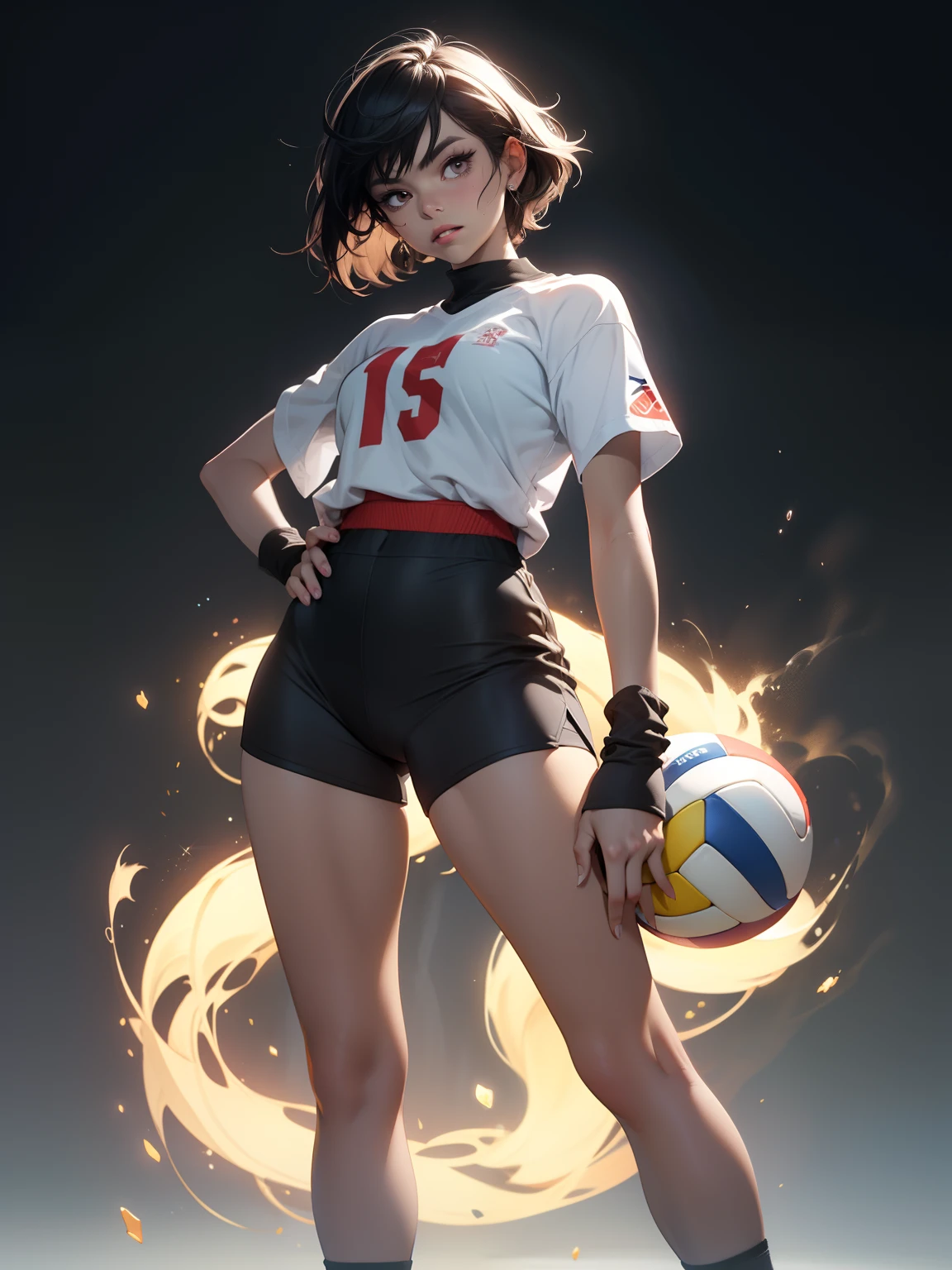 1girl, yorha 2B, wearing goalkeeper uniform, holding soccer ball, dynamic pose, hyperrealistic, octane render, cinematic lighting, dramatic shadows, intricate details, highly detailed, photorealistic, 8K, best quality, masterpiece