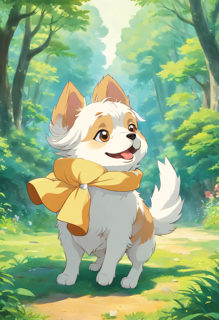 Unique, Cartoonish playful cute dog yorkshire-maltese mix
