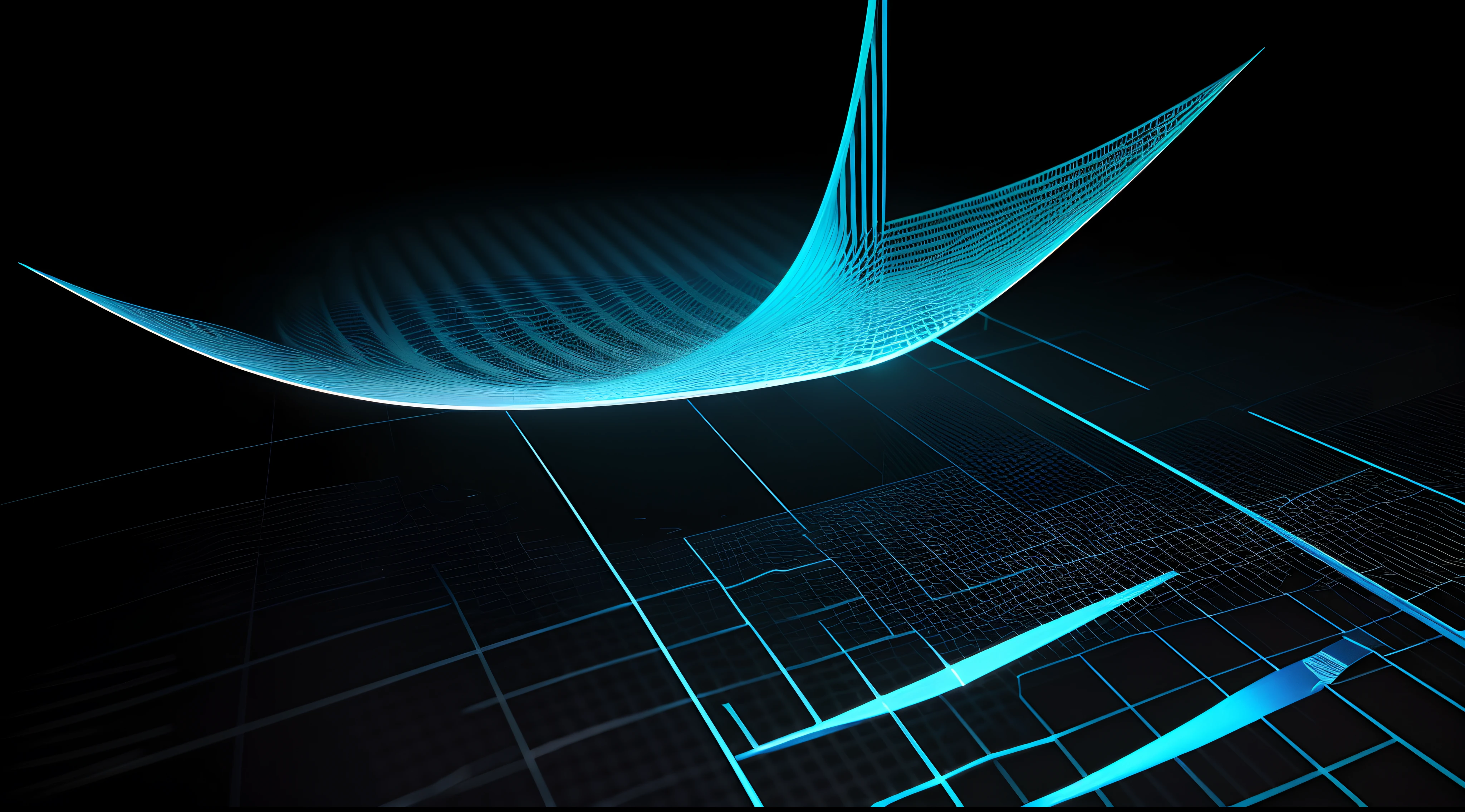 Engaging 3D visualization featuring stunning graphs、glinting