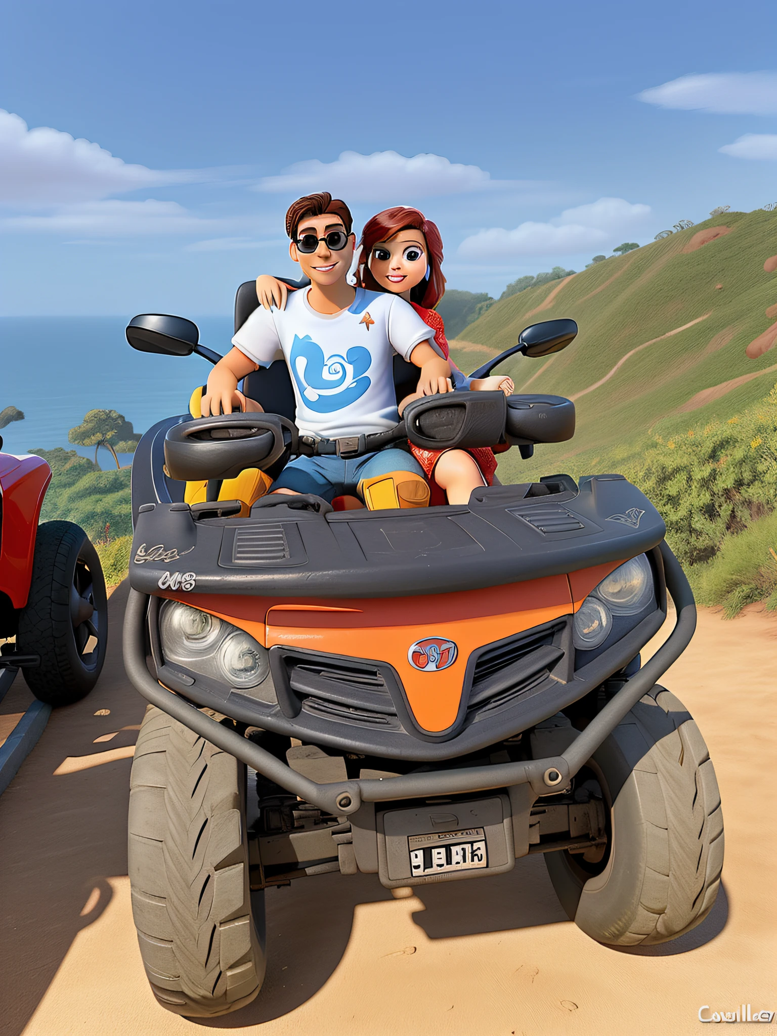 casal estilo , pegar detalhes da foto, disney pixar, melhor qualidade, alta qualidade, casal , amor