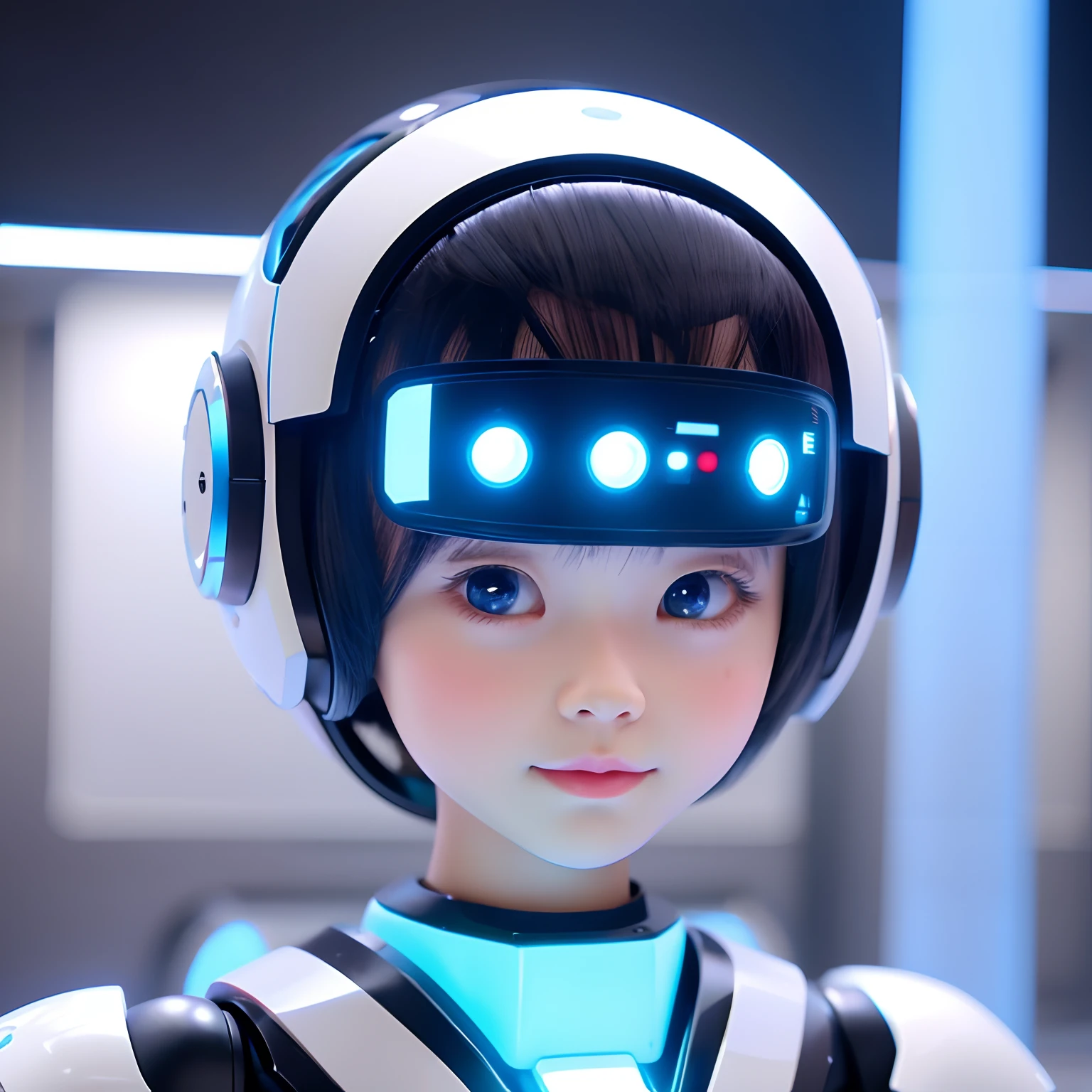 AI Robot　Cute  girl s　animations