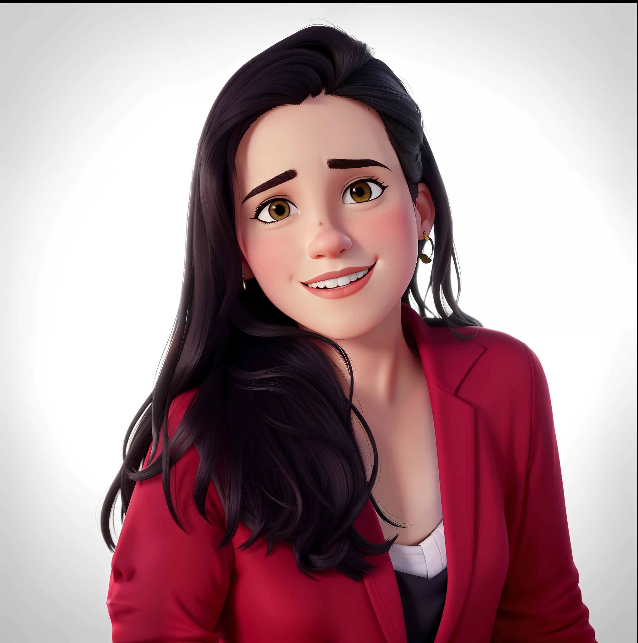 Crie um poster mantendo as caracteristicas do personagem da foto, alta qualidade, melhor qualidade, in a marketing office