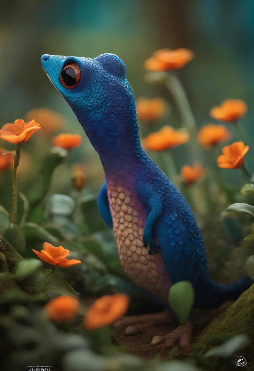 Coelho segurando uma cenoura no filme da Pixar escrito  o coelho pipoca