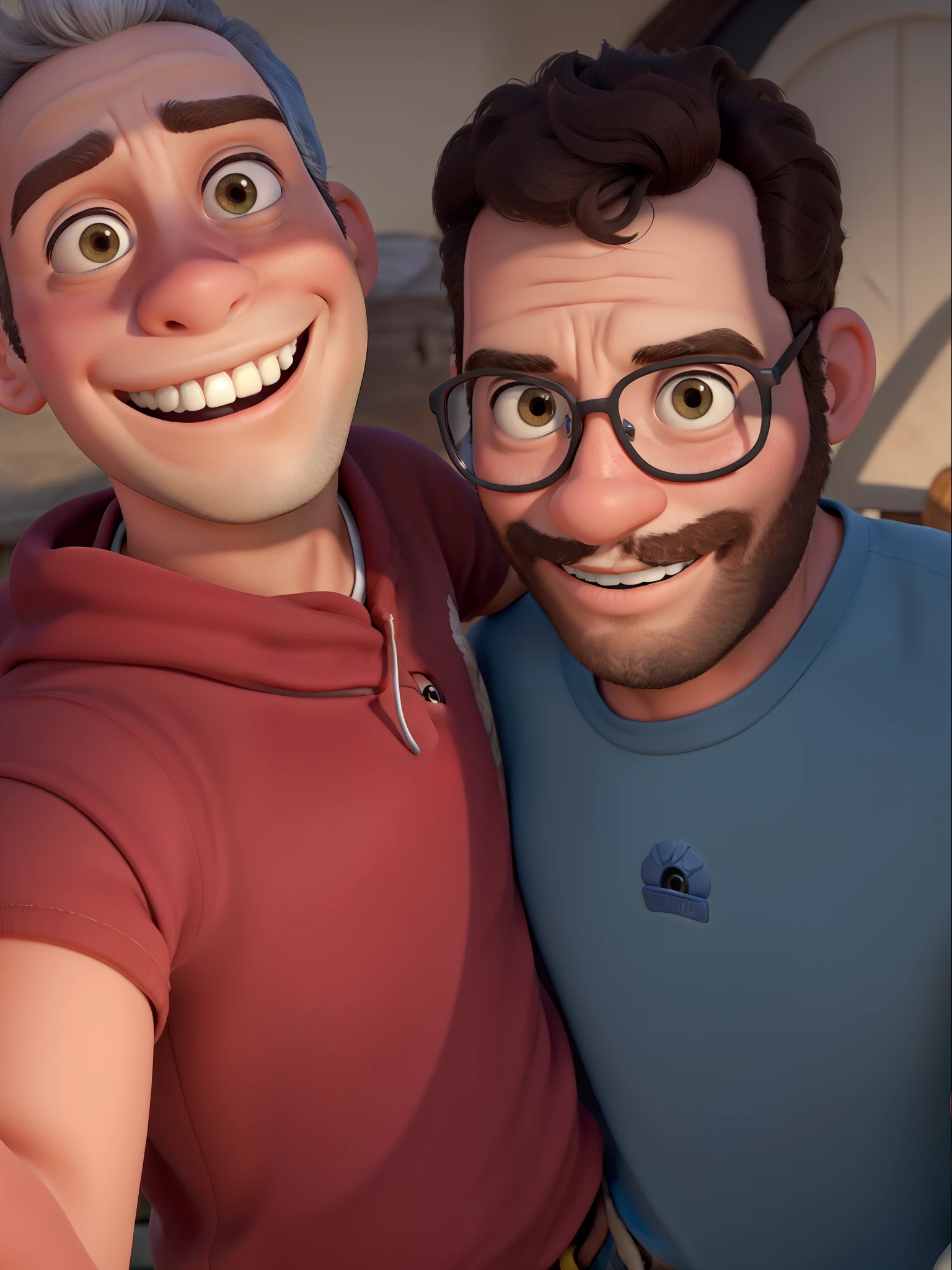 Obra-prima, de melhor qualidade, dois jovens, apaixonados no estilo pixar Disney.