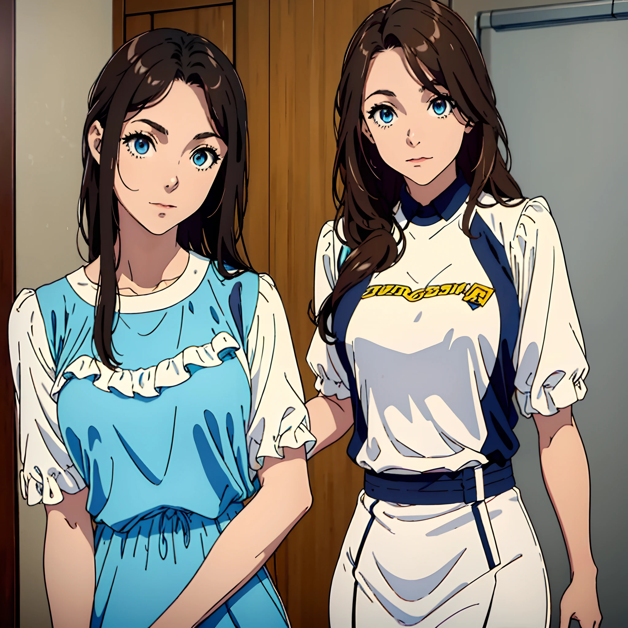 Emily is a 23-year-old with light brown hair, geralmente preso em um coque ou rabo de cavalo. His eyes are green and expressive, transmitindo sua personalidade gentil e calorosa. She has an average height, Sobre 1.65m, with a slender and well-defined figure due to his physical exercise routine. Emily likes to dress simply and comfortably, Wear practical clothes, blusa de manga comprida e cores neutras. Ela costuma usar pouca maquiagem, preferindo um visual natural. best quality, Realistic photo, 32 mil.