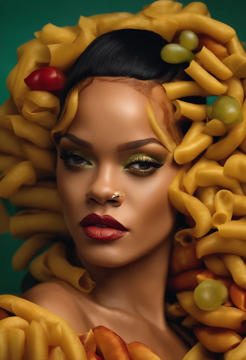 Rihanna in four-pasta