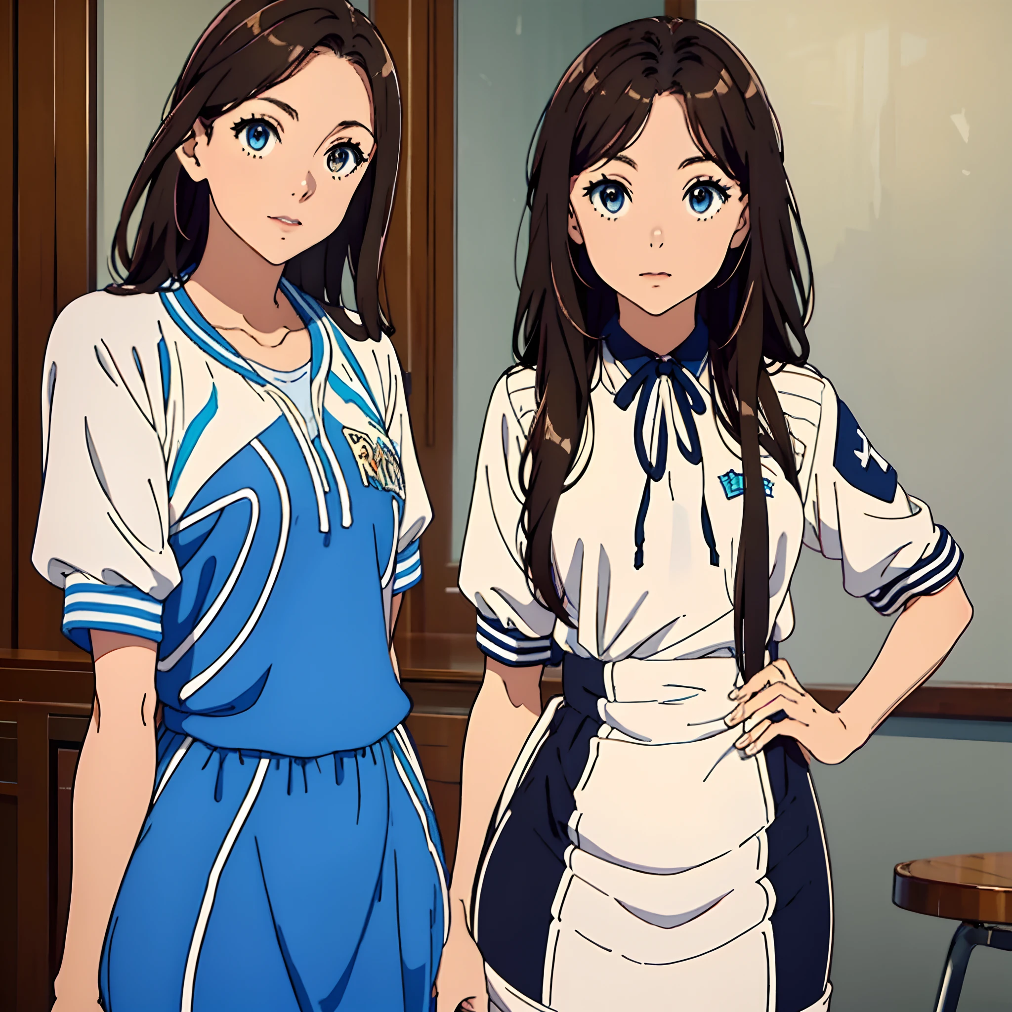 Emily is a 23-year-old with light brown hair, geralmente preso em um coque ou rabo de cavalo. Her eyes are light brown, e expressivos, transmitindo sua personalidade gentil e calorosa. She has an average height, Sobre 1.68 m, with a slender and well-defined figure due to his physical exercise routine. Emily likes to dress simply and comfortably, Wear practical clothes, blusa de manga comprida e cores neutras. Ela costuma usar pouca maquiagem, preferindo um visual natural. best quality, Realistic photo, 32 mil.