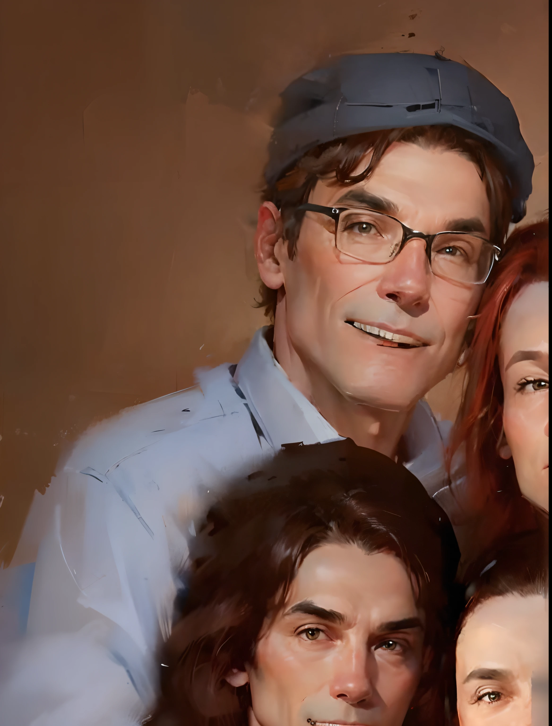 homem com Cap Hat Jacket Boina Bonnet kangoo