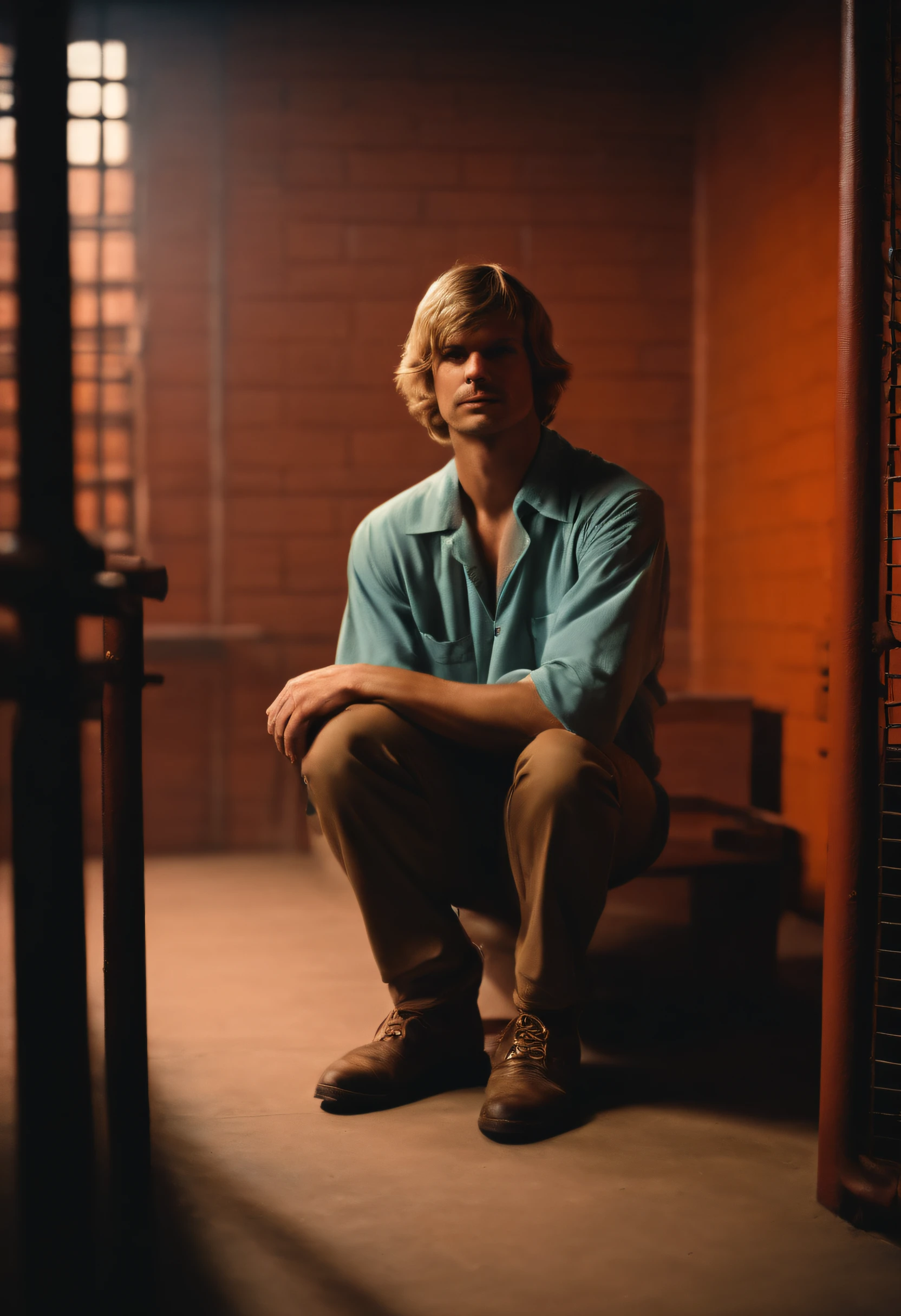 jeffry dahmer in a prison cell