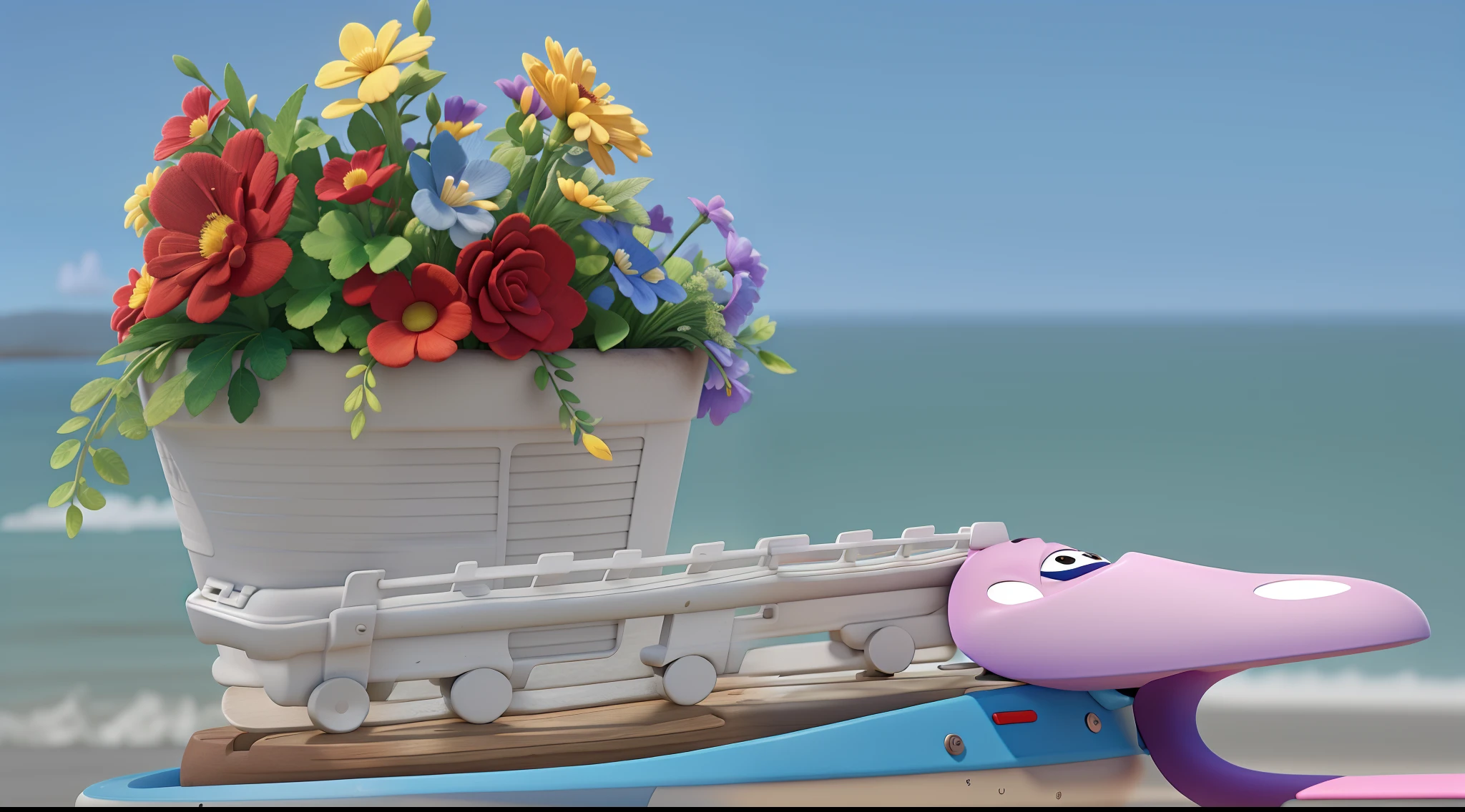 poster estilo disney pixar, 8k
