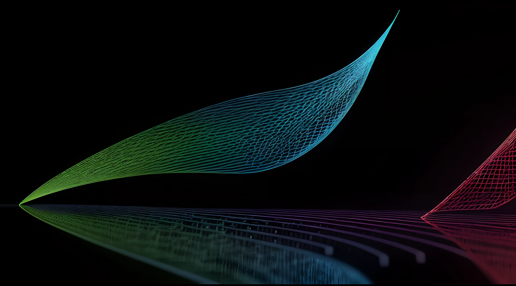 Engaging 3D visualization featuring stunning graphs、glinting