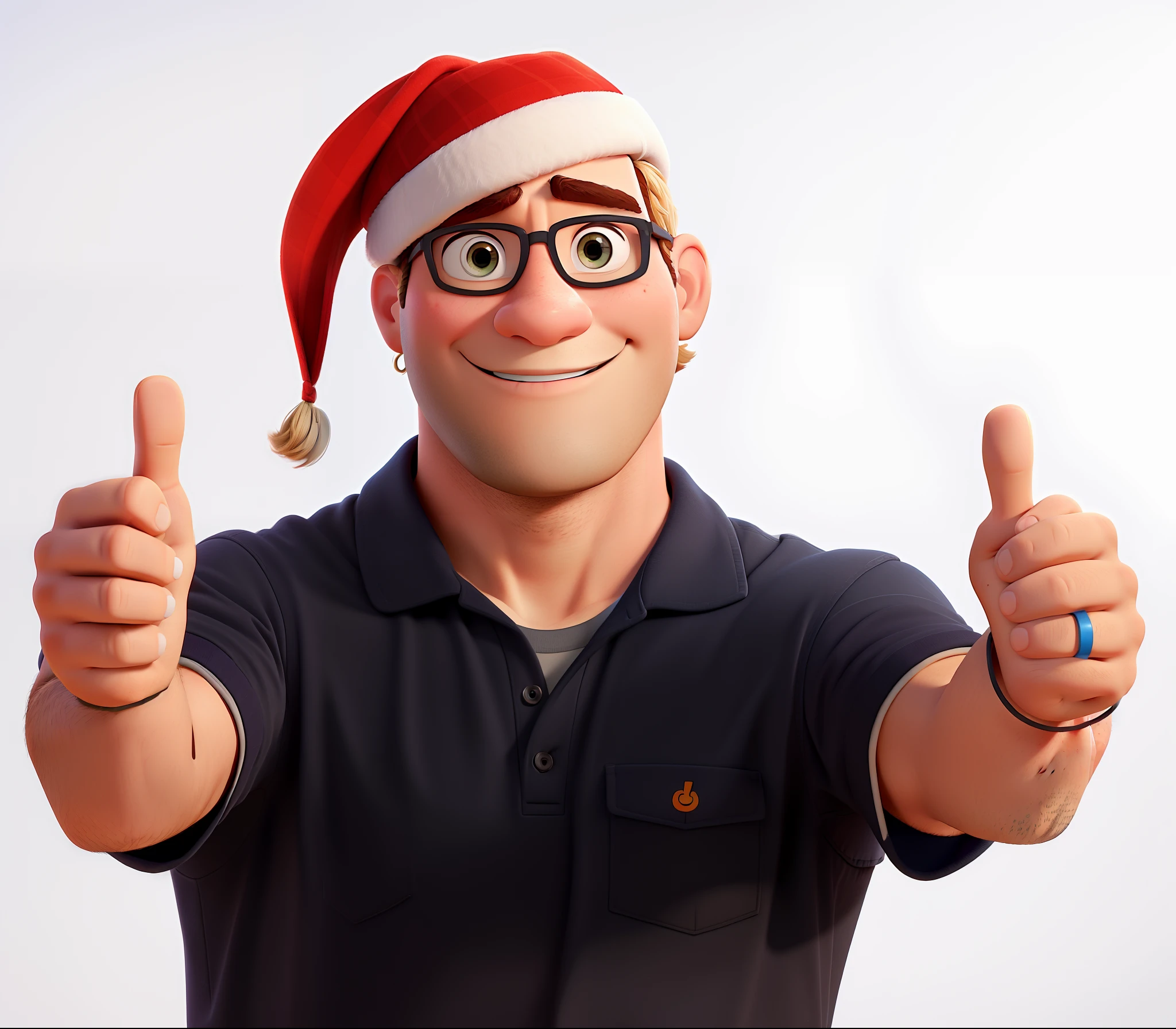 um homem no estilo Disney Pixar, alta qualidade, melhor qualidade.