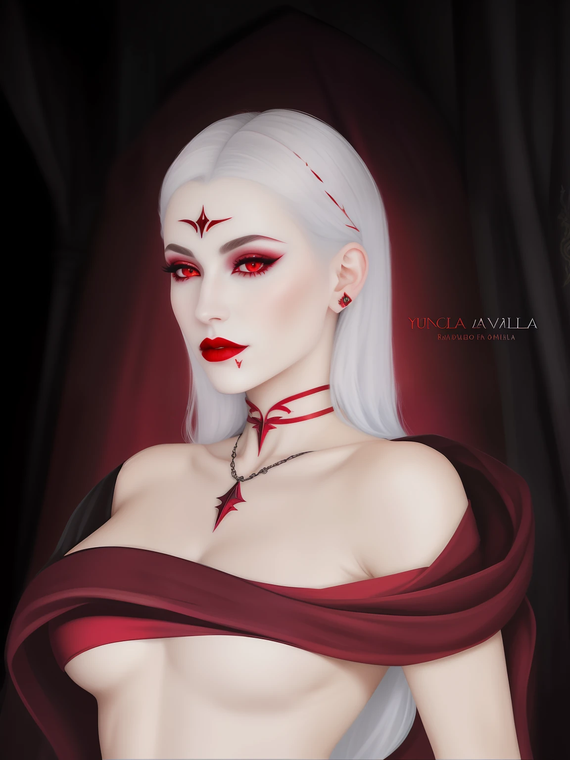 Hay una mujer con sangre en la cara y un vestido rojo, chica vampiro, Retrato de vampiro, Reina Vampiro, Vampiro del Clan Lasombra, Carmilla vampiro, Retrato de una dama vampiro, Hermosa reina vampiro, Vampiro femenino, hermosa reina vampiro, Retrato de un vampiro, androgynous vampire, Vampiro sagrado, como vampiro, mujer vampiro