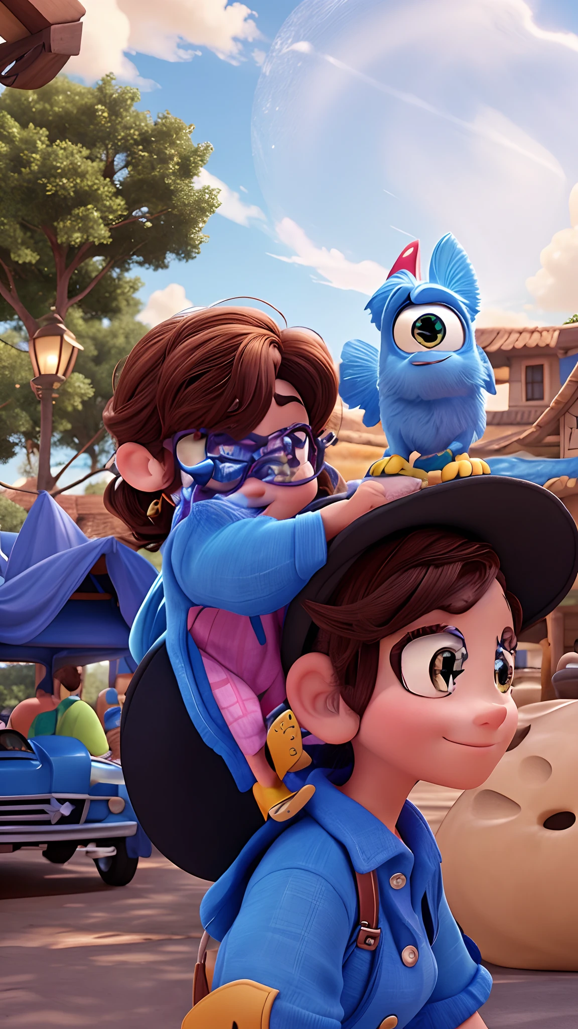 disney pixar style