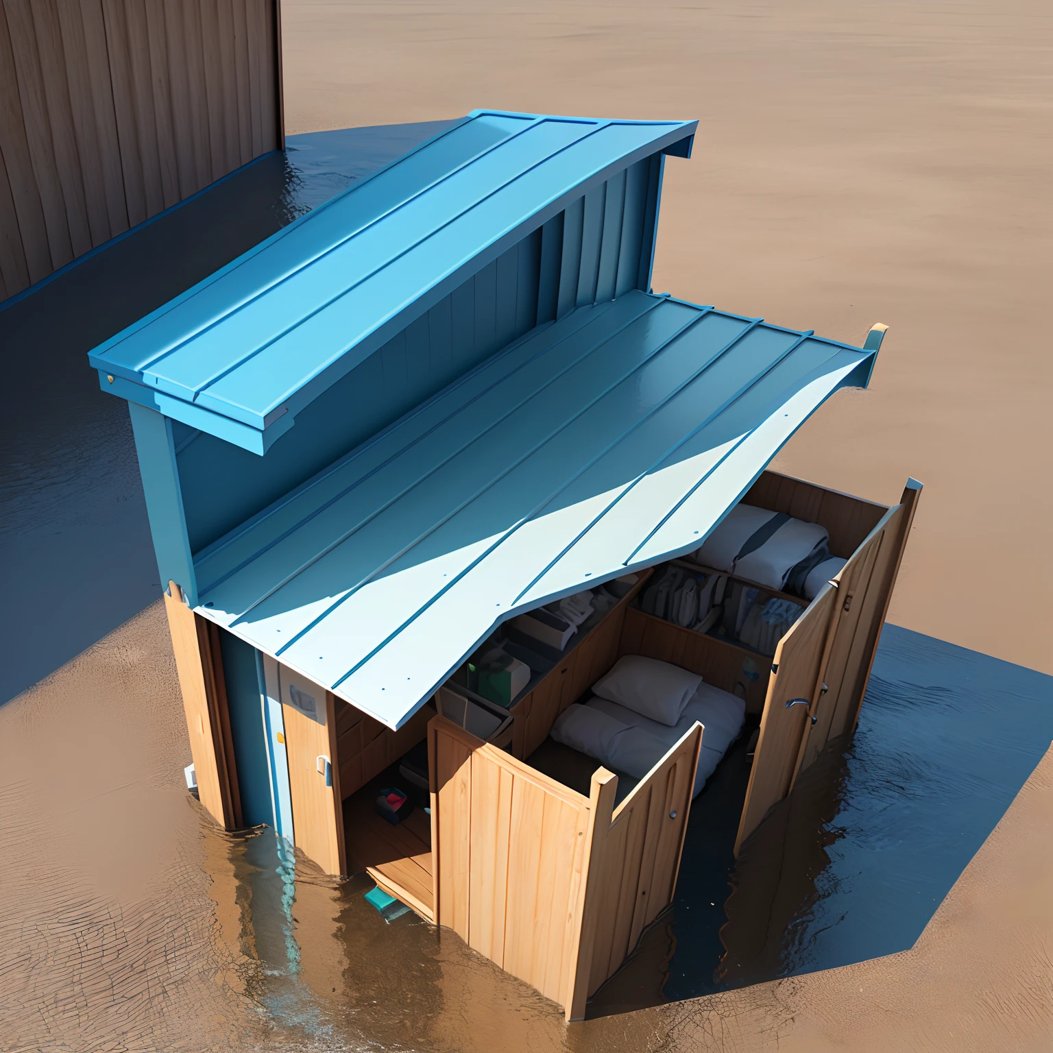 3d printed emergency flood shelter