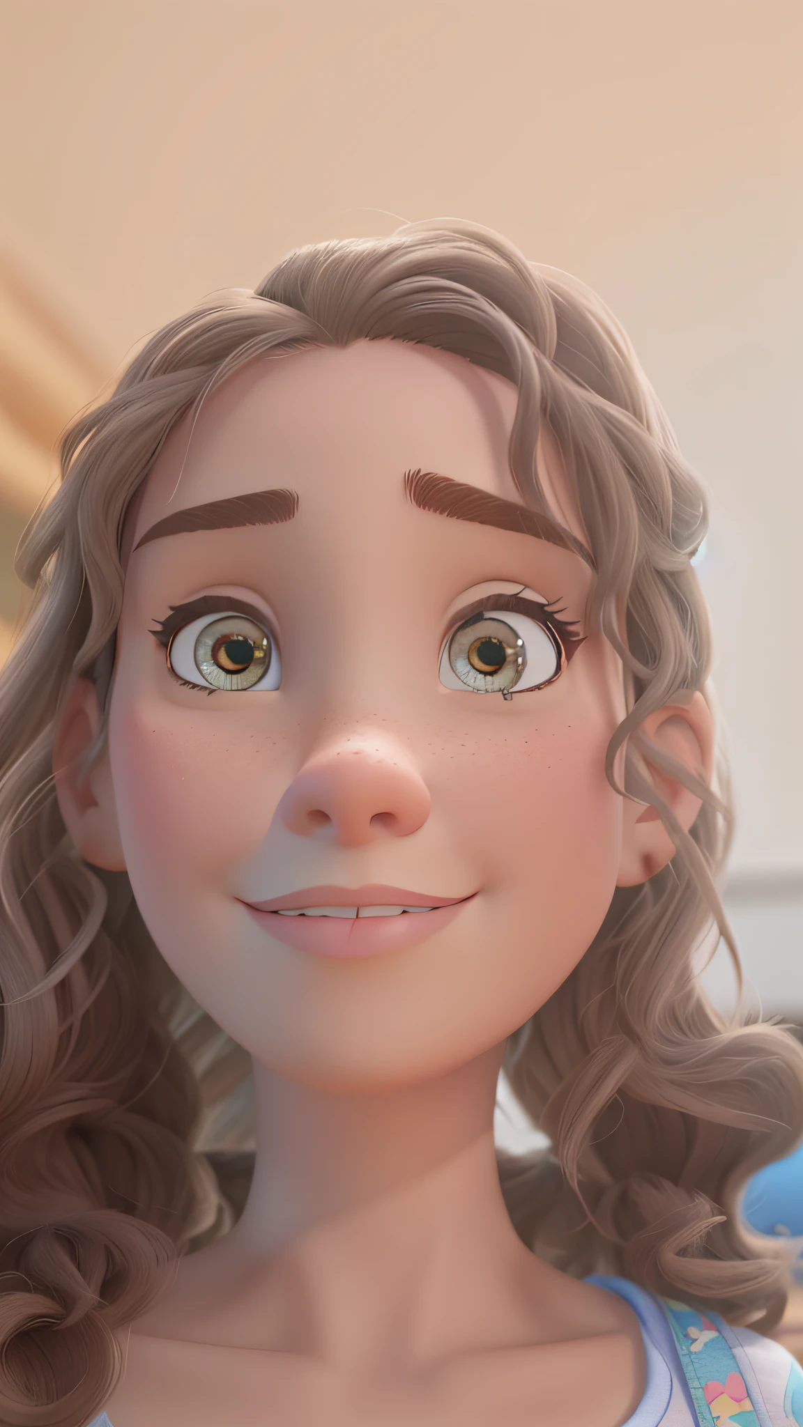 Uma mulher estilo Disney Pixar, alta qualidade, melhor qualidade