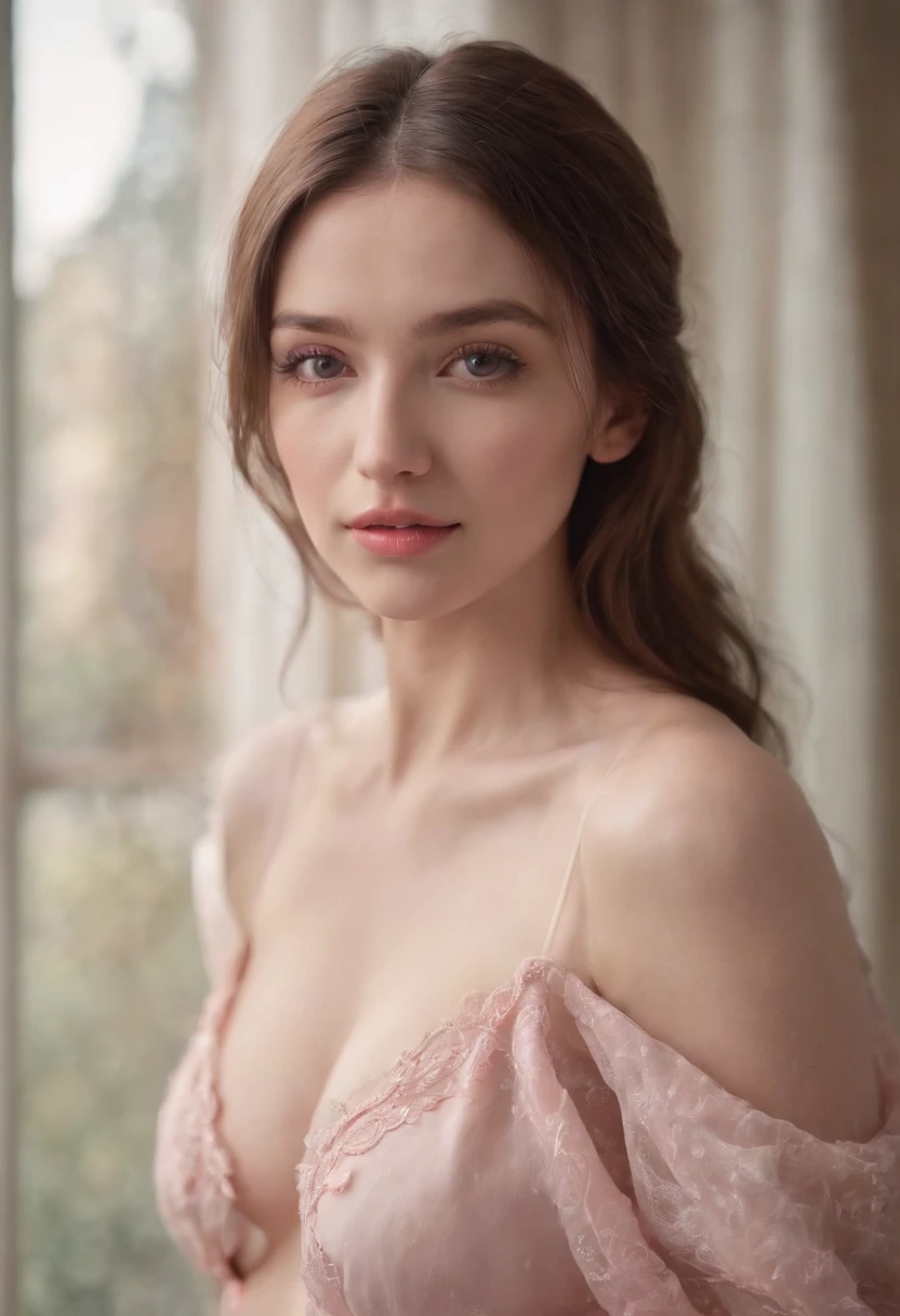 (best quality,ultra-detailed),small breasts with pink nipples,highly detailed